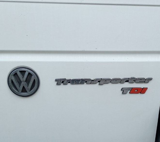 Напис Transporter 701 853 689E Туреччина 3