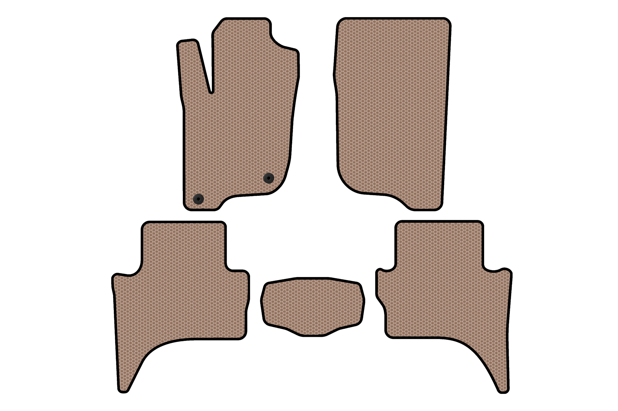 Гумові килимки Carsuit (Short base, Бежевий)