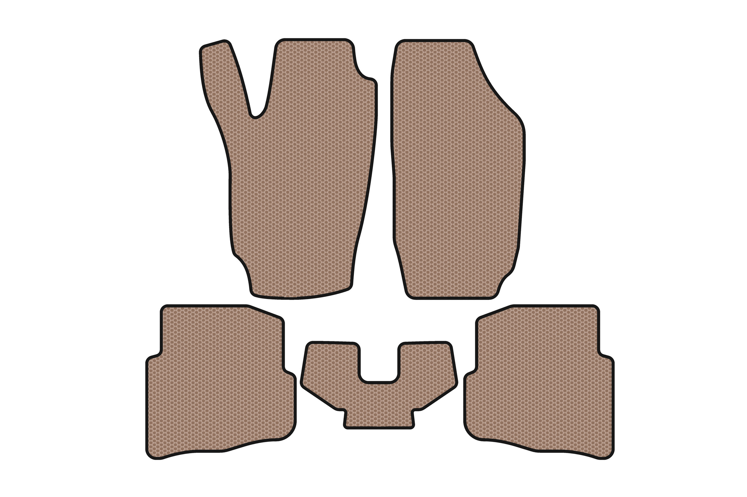 Гумові килимки Carsuit (Бежевий)
