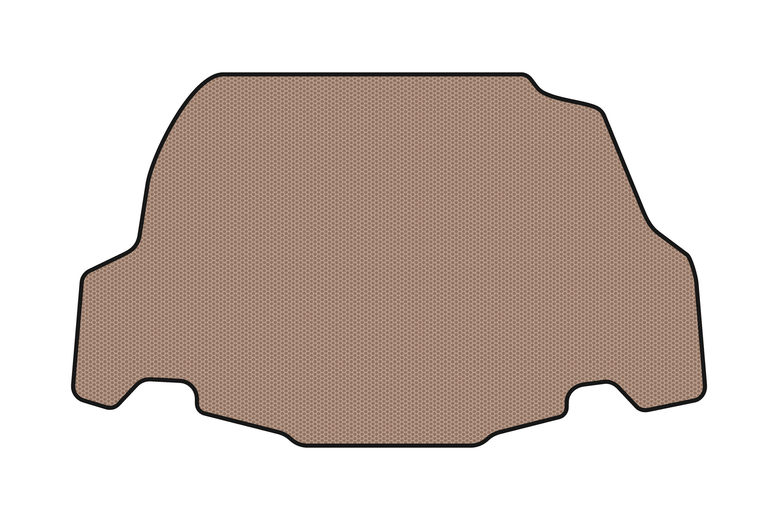 Гумовий килимок в багажник Carsuit (2009-2014, GT, Кабріолет, бежевий)