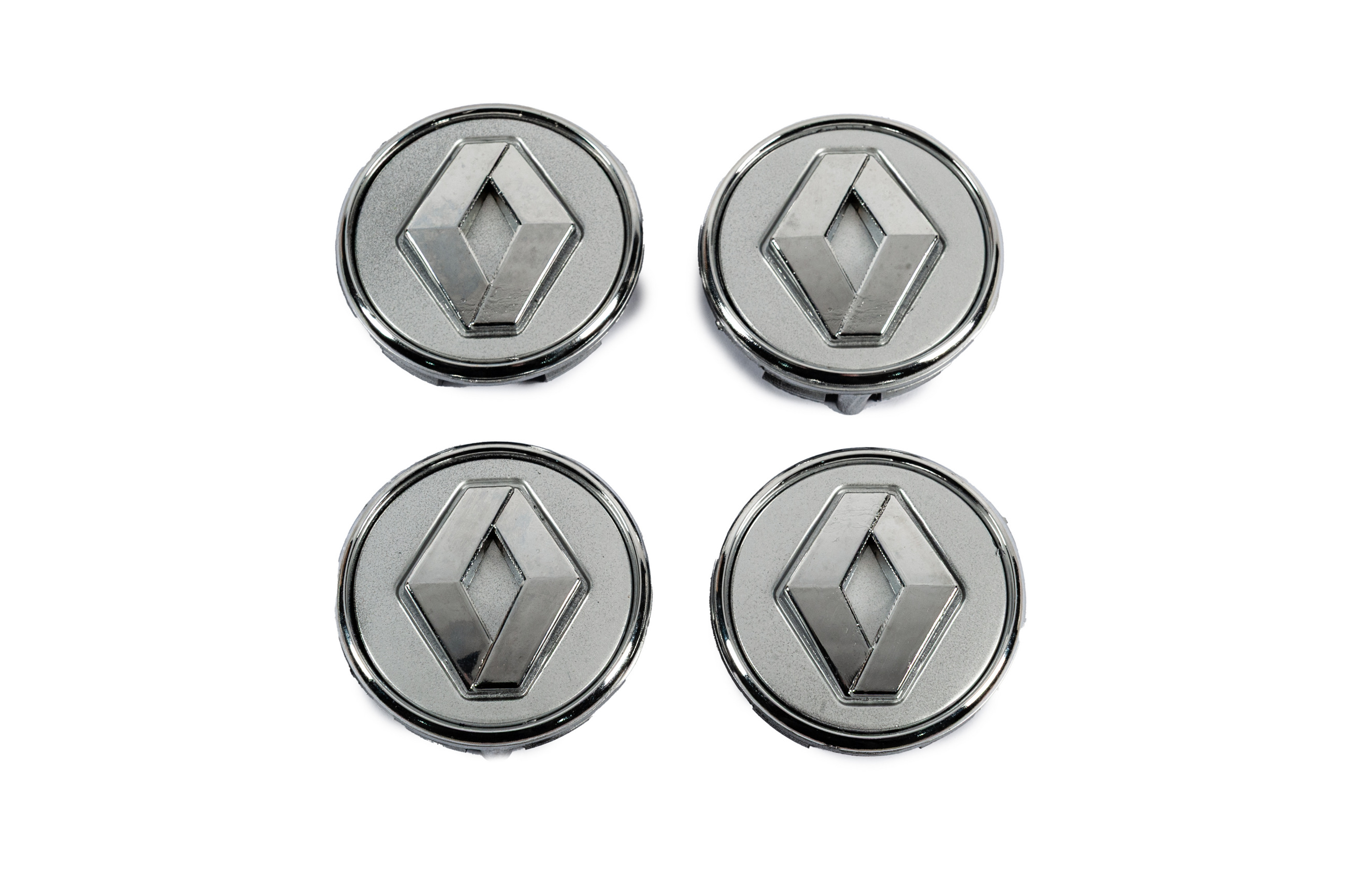 Ковпачки у диски сірі з кільцем 81568GR (57мм на 49мм, 4 шт)