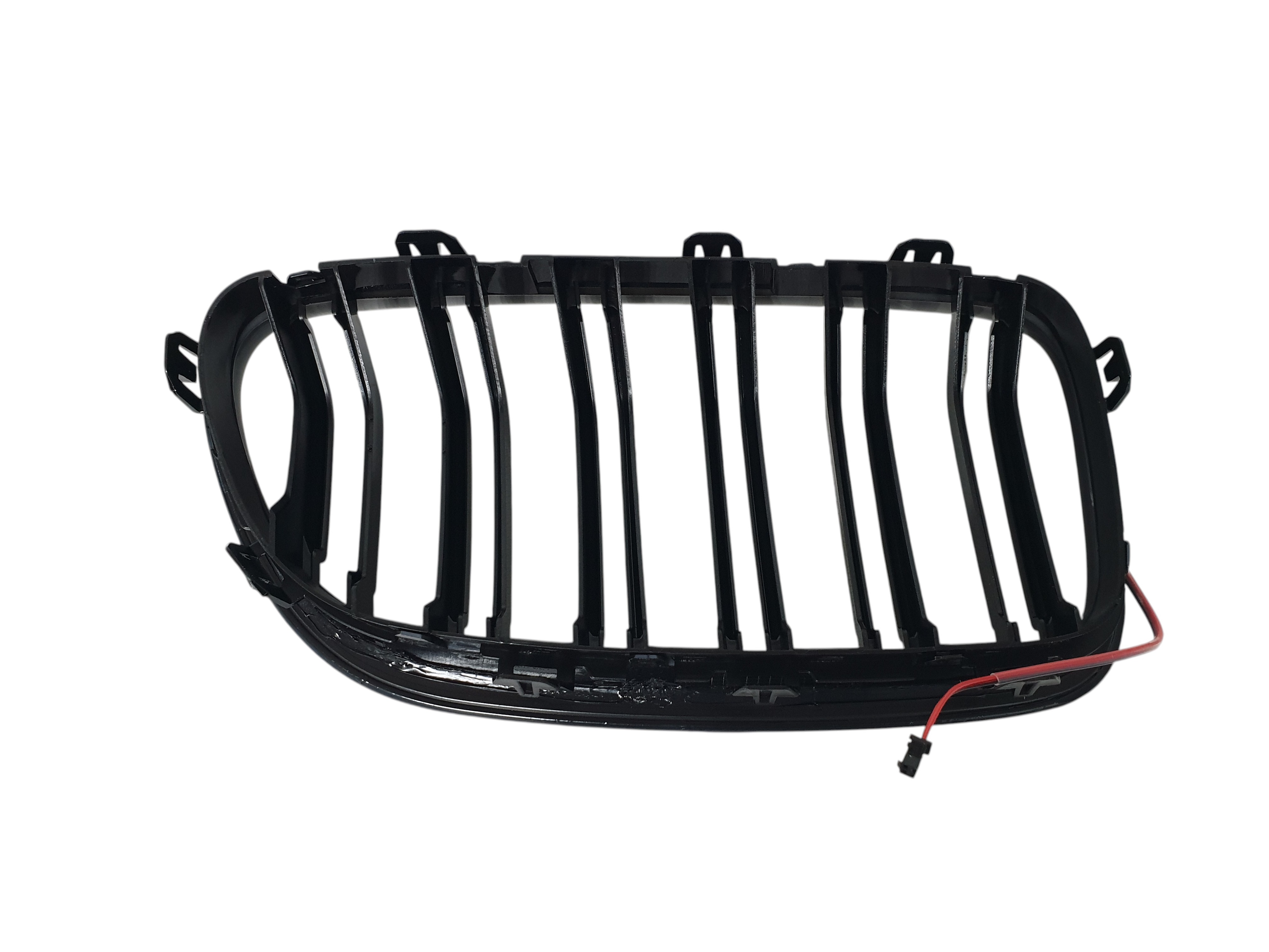 Ніздрі Чорний глянець LED (Iconic Glow) 2bar на BMW 5 Series F10 / F11 2010-2017 року 6