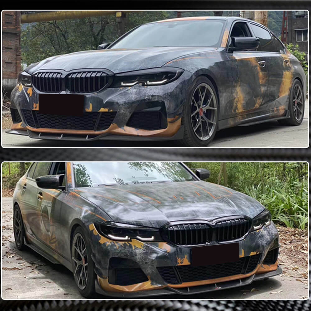Накладки на пороги V3 (для G20 M-Sport, Карбон) 4