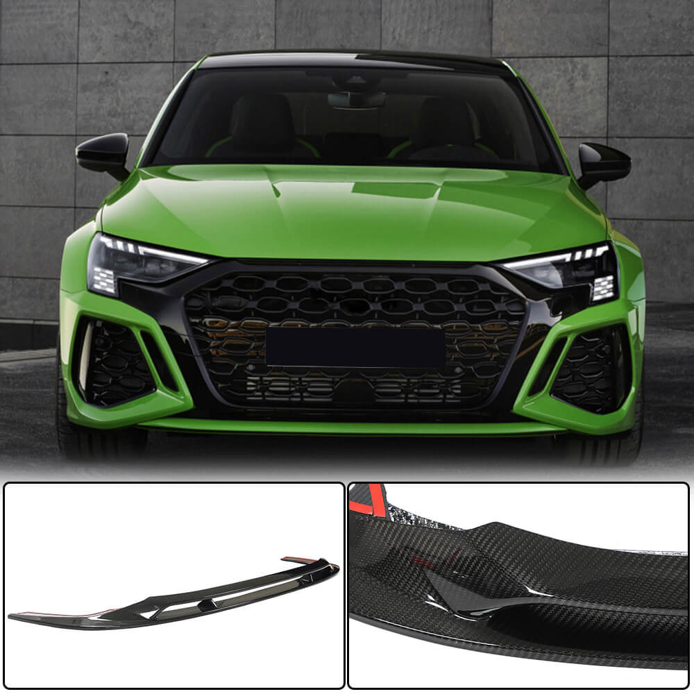 Накладка на передній бампер Lip (для RS Sedan, Карбон)