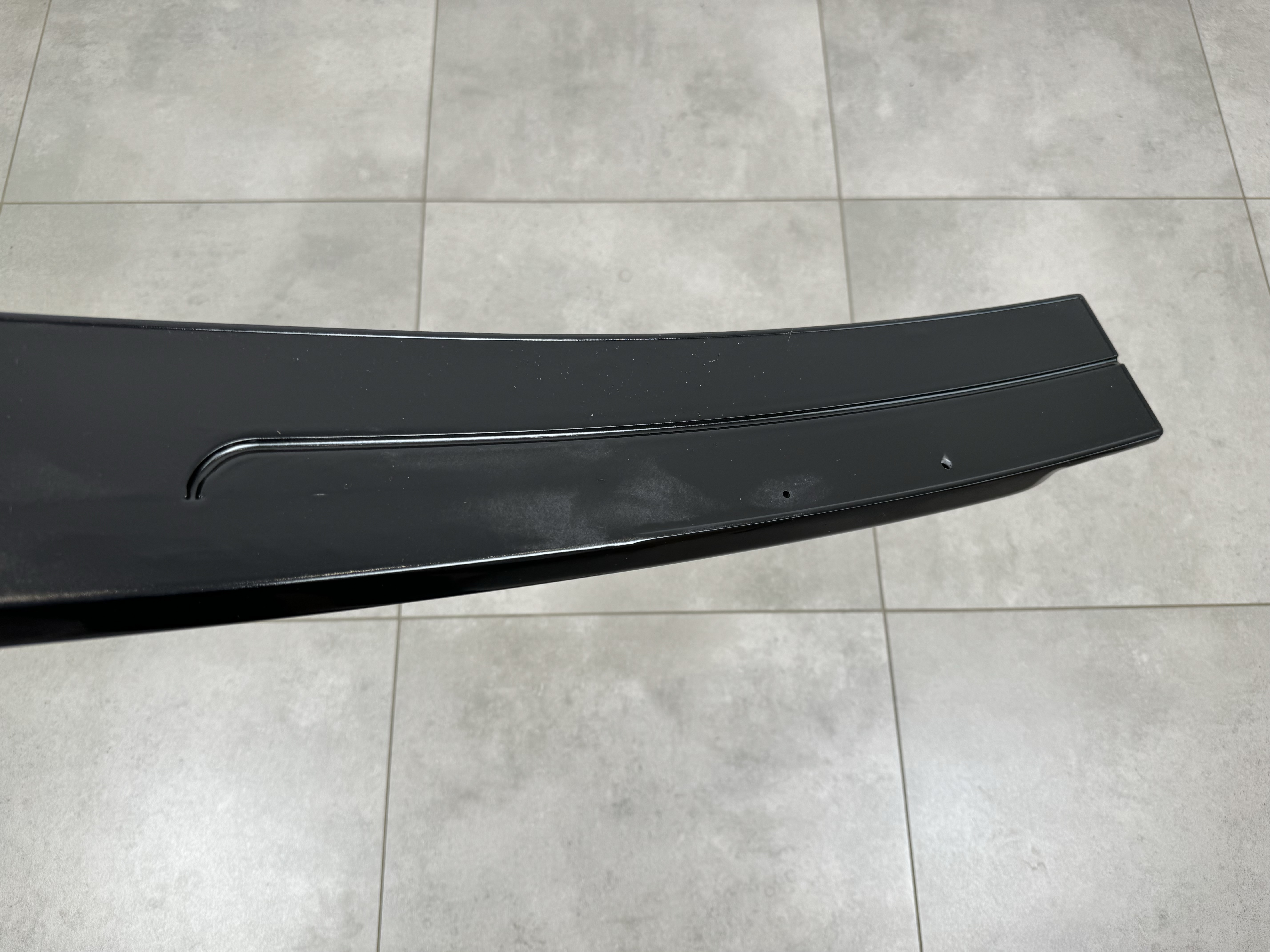 Козирок на скло Hyundai Sonata LF 2015-2019 ABS пластик, чорний глянець 2