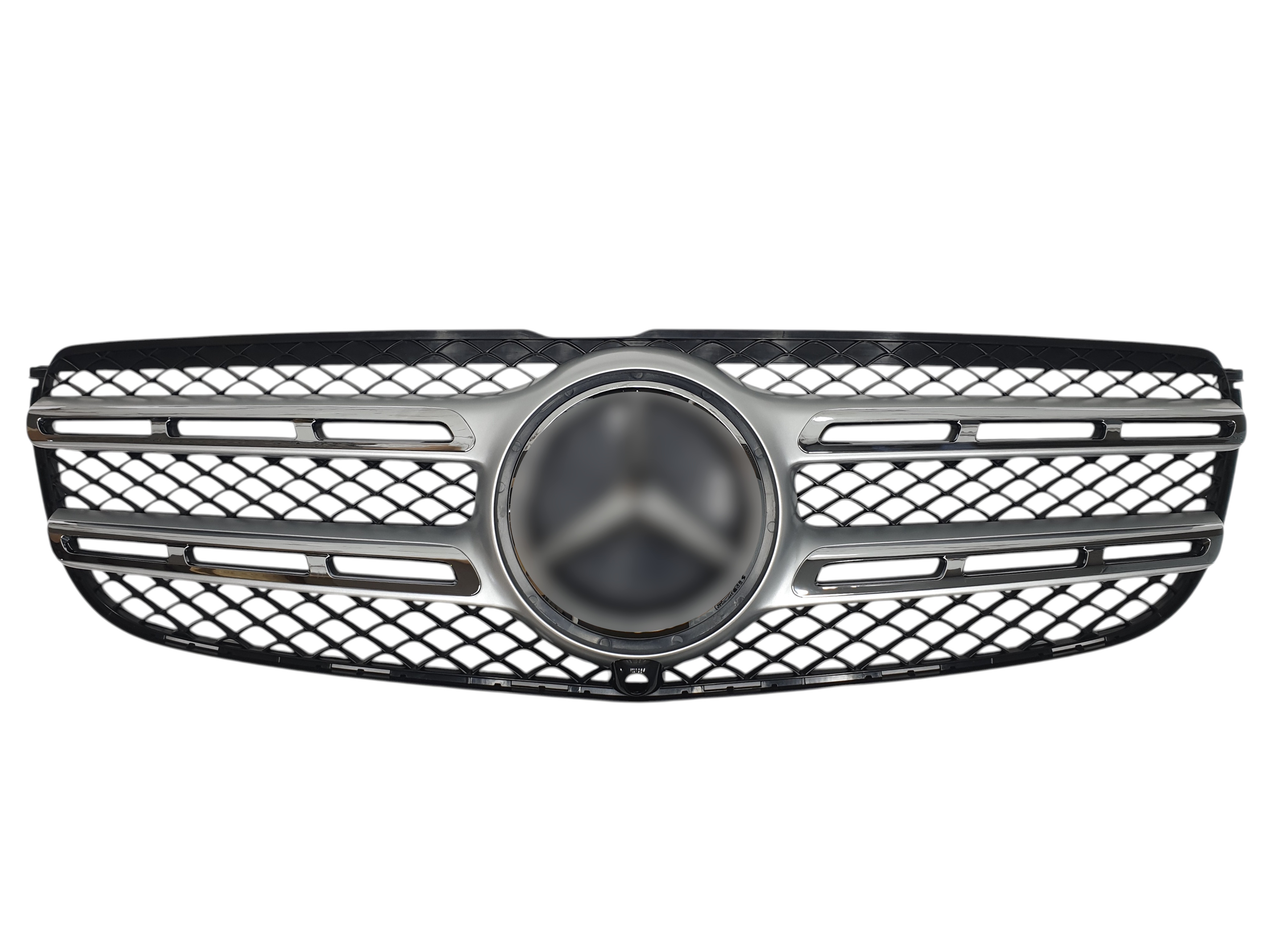 Решітка радіатора Chrome Silver AMG на Mercedes-Benz GLS-Class X166 2015-2019 року