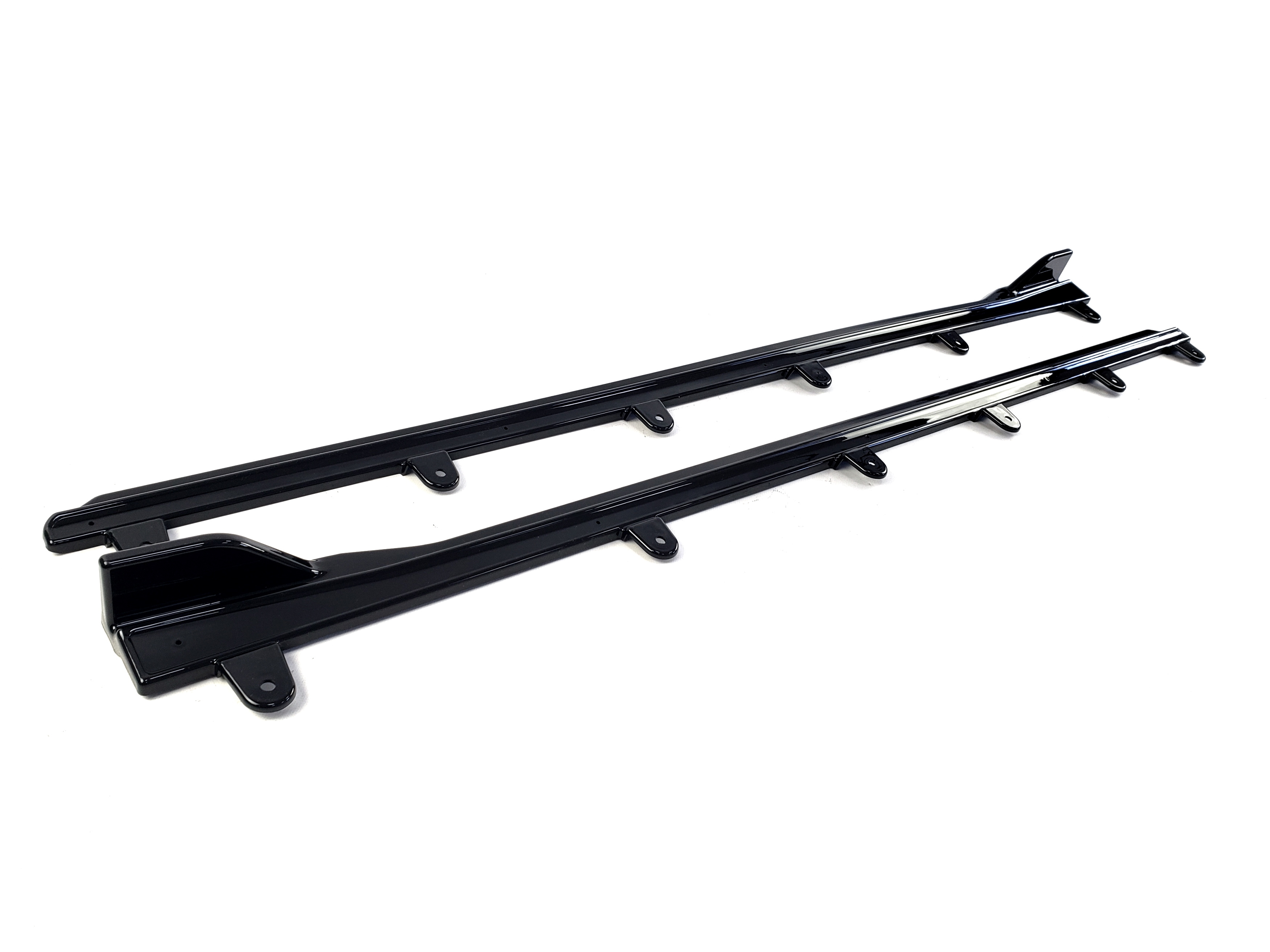 Леза на пороги Чорний глянець на BMW 4 Series G22 / G23 2020-2024 року 5