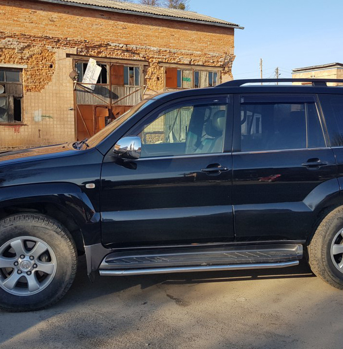 Захист бічного порогу BB004 (2 шт., нерж.) 4