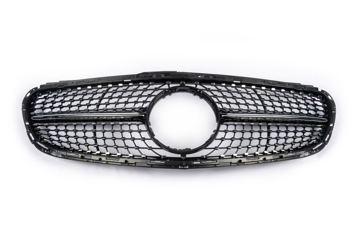 Передня решітка Diamond Black (для Avantgarde і AMG-Line, 2013-2016) 2