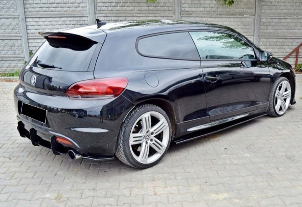 Задній дифузор V-4 (2008-2017, чорний глянець) 4