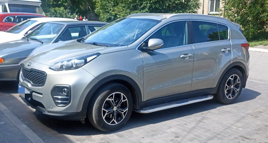 Бокові пороги Maydos V2 (2 шт., алюміній ↗ нерж) 3