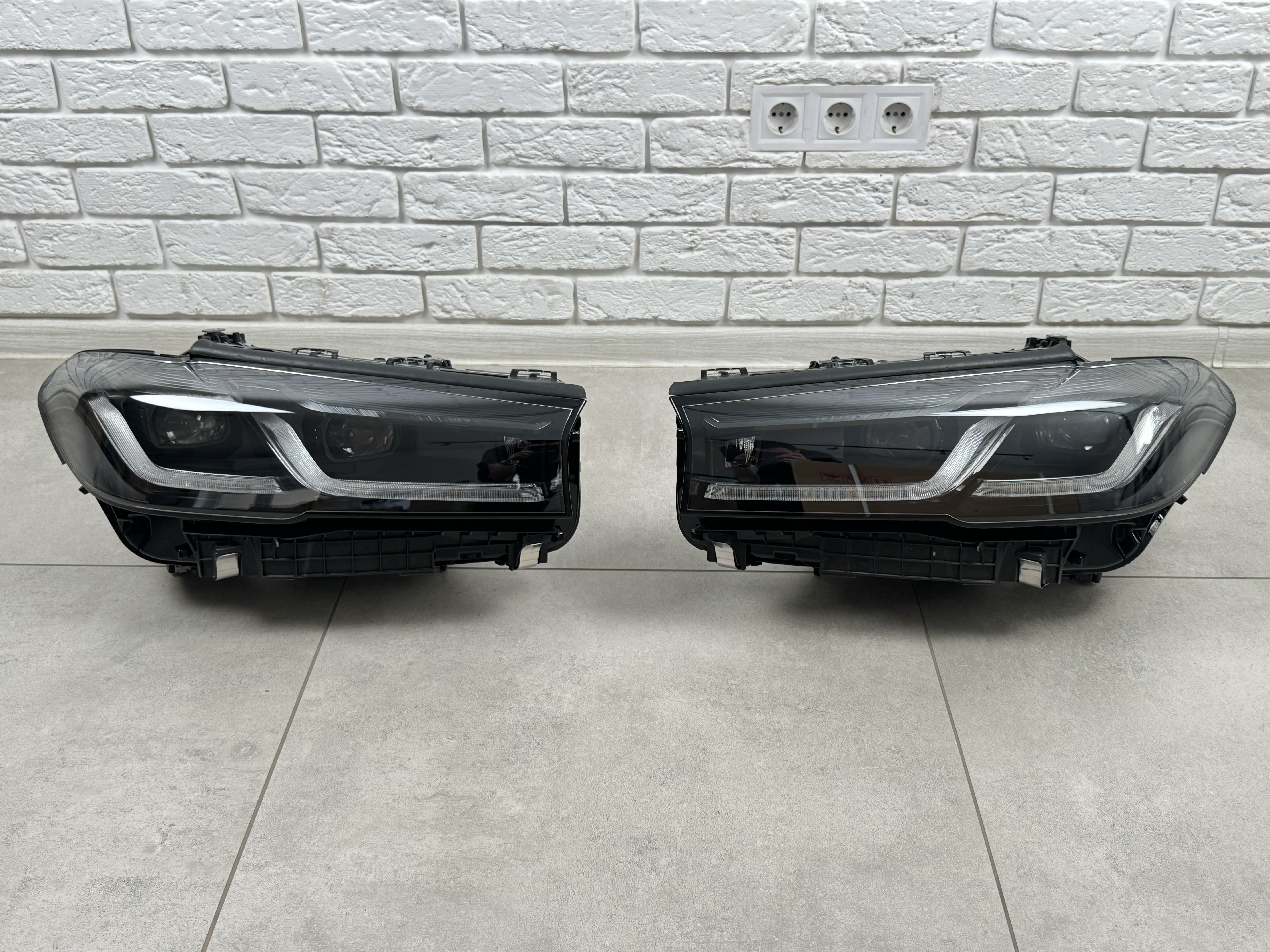 Фари Shadow Line LED LCI 2020+ рестайлінг для BMW G30/G31 2016-2020 2шт. із заміною бампера на 20+ 3
