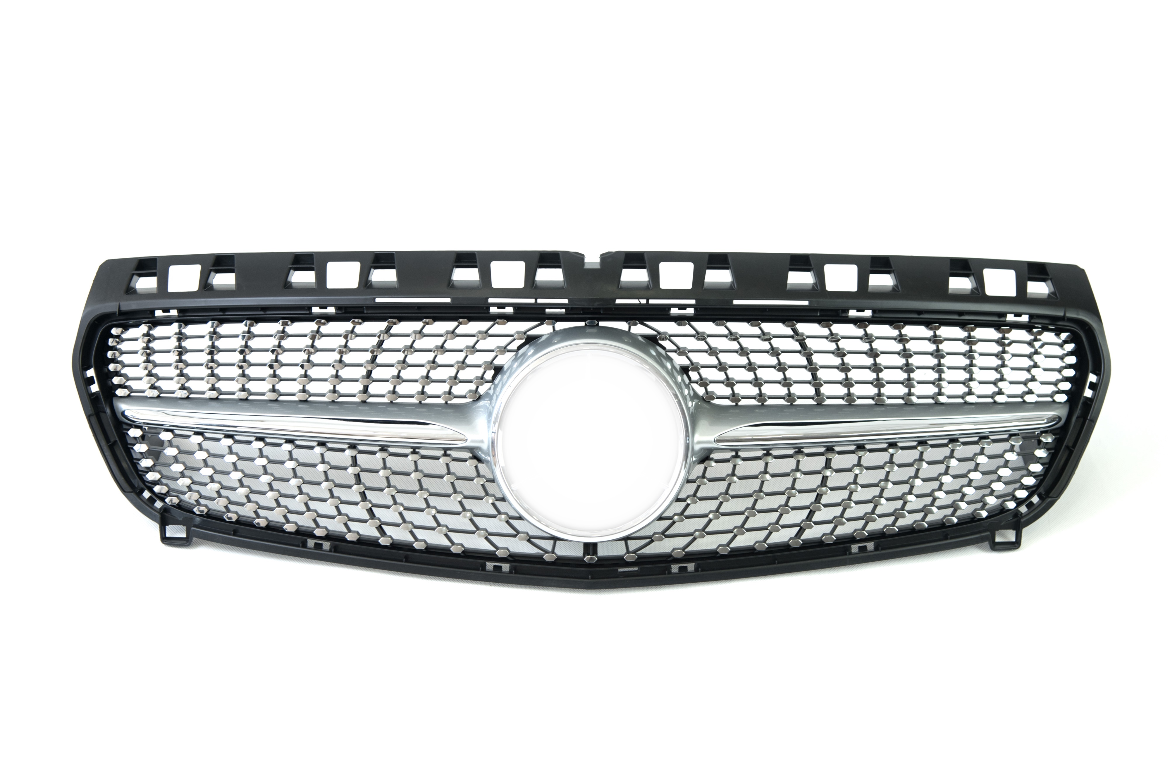 Решітка радіатора Silver Diamond на Mercedes-Benz A-Class W176 2012-2015 року
