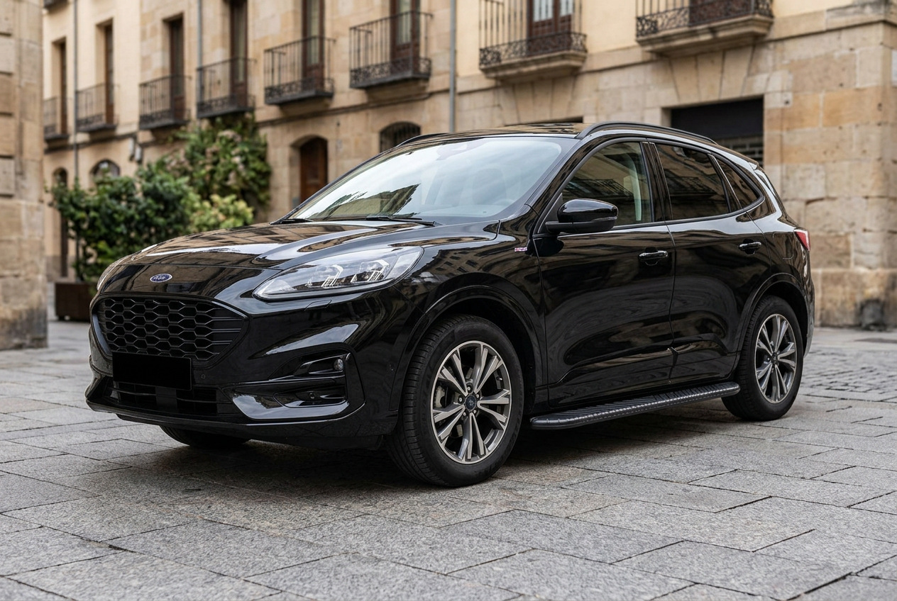 Бокові пороги Bosphore Black (2 шт., Алюміній)
