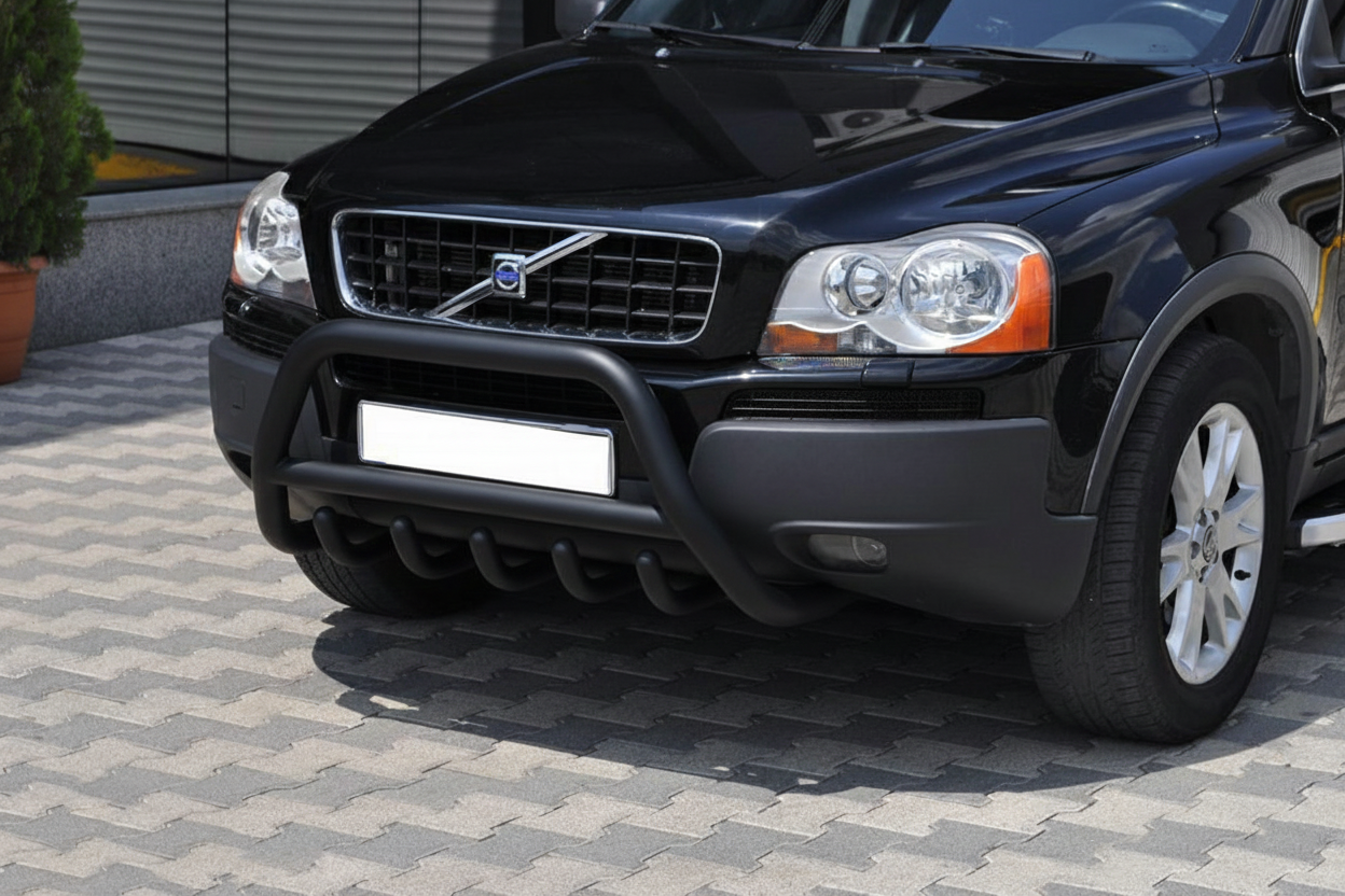 Кенгурятник WT003 Black (нерж.)