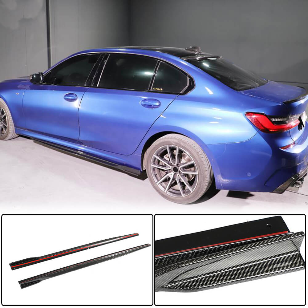 Накладки на пороги V2 (для G20 M-Sport, Карбон)