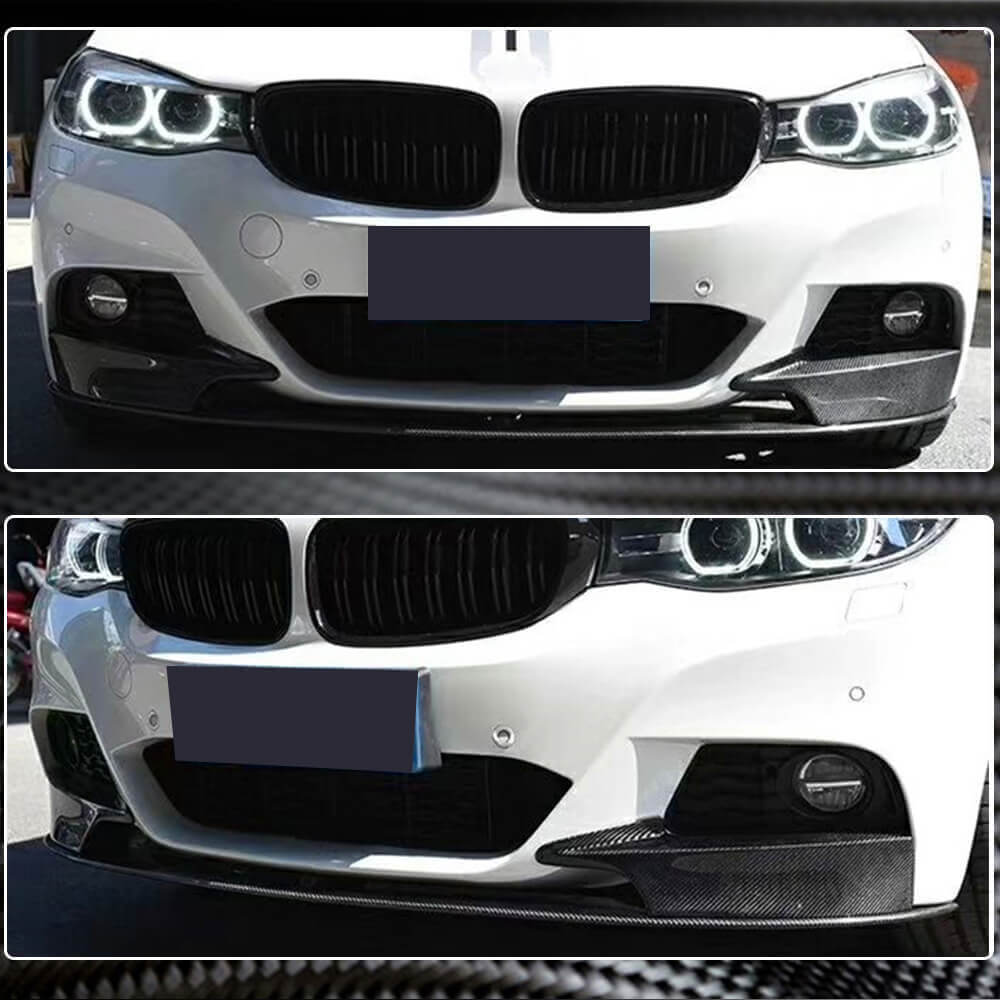 Накладка на передній бампер Lip MP-Style (для M-Sport, Карбон) 3