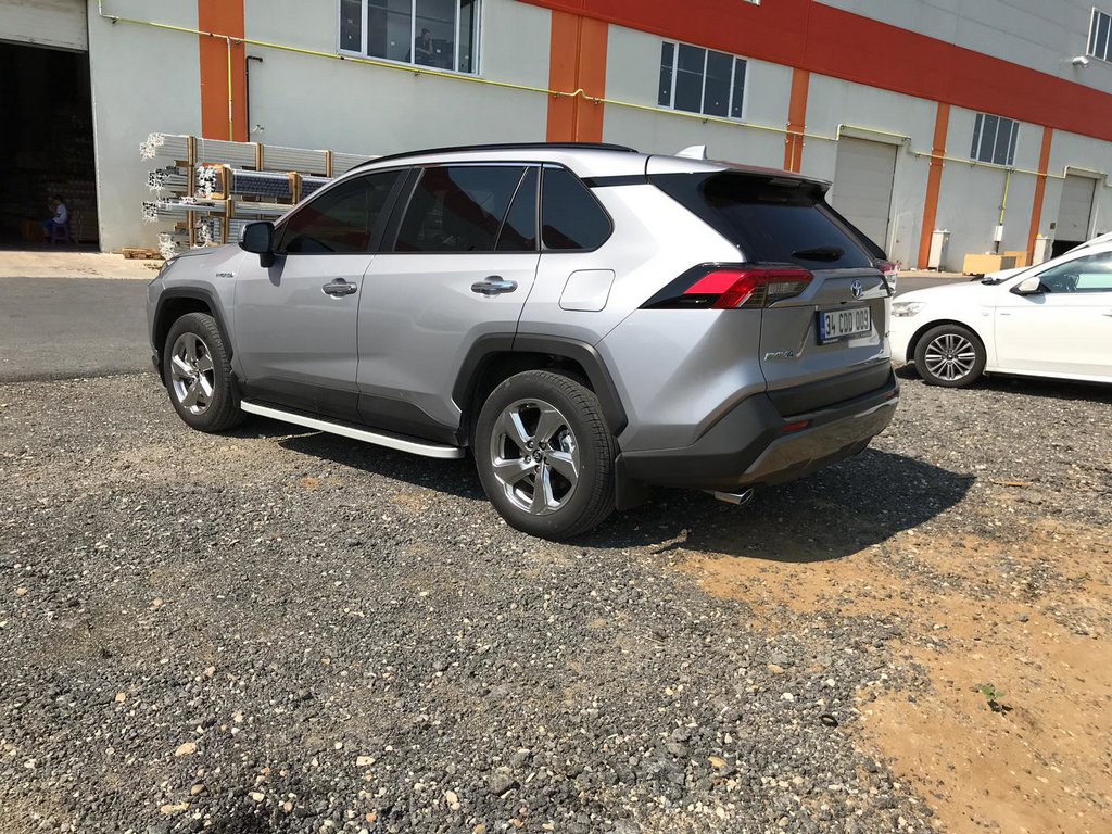 Бокові пороги Tayga Grey (2 шт., алюміній) 6