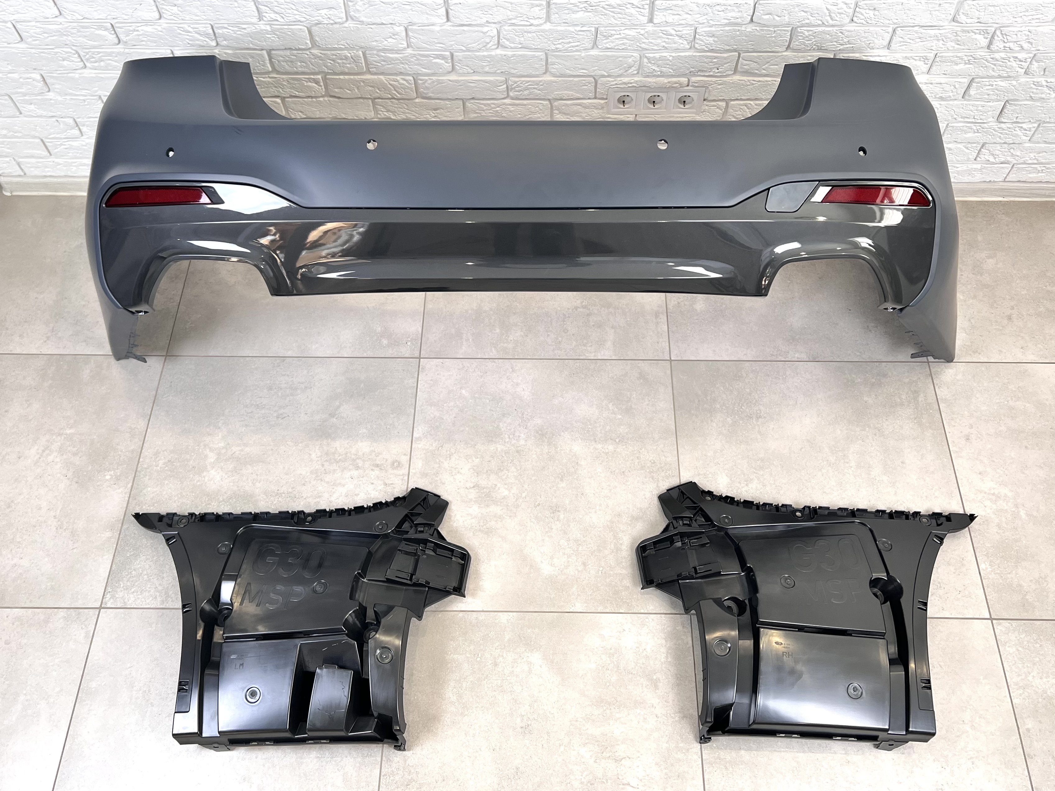 Задній бампер M Paket BMW 5 Series G30 2017-2020 3
