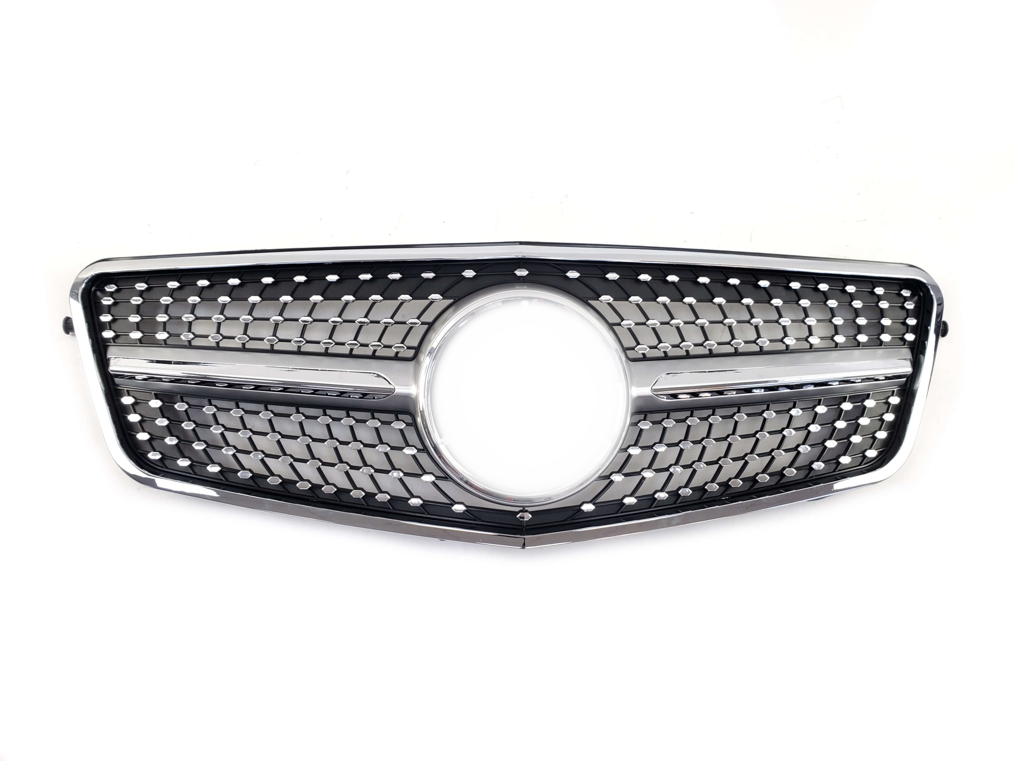 Решітка радіатора Silver Diamond на Mercedes-Benz E-Class W212 2009-2013 року