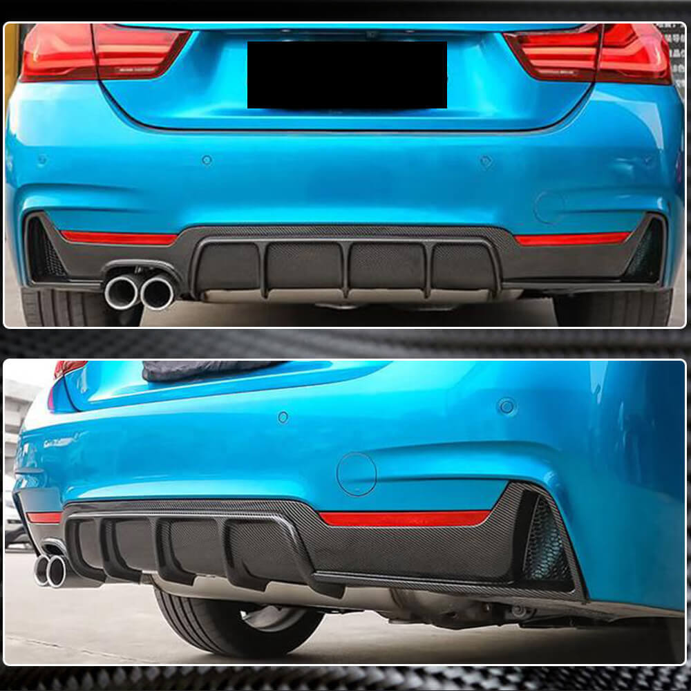 Дифузор заднього бампера V2 (для M-Sport, Карбон) 3