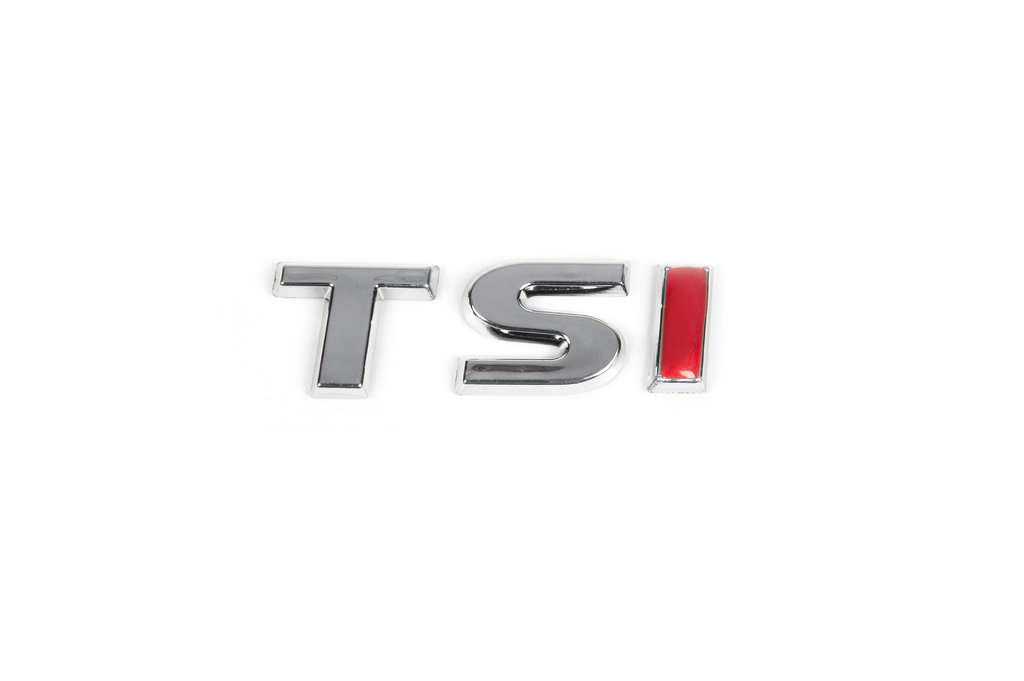 Напис TSI (під оригінал) TS-хром, I-червона 3
