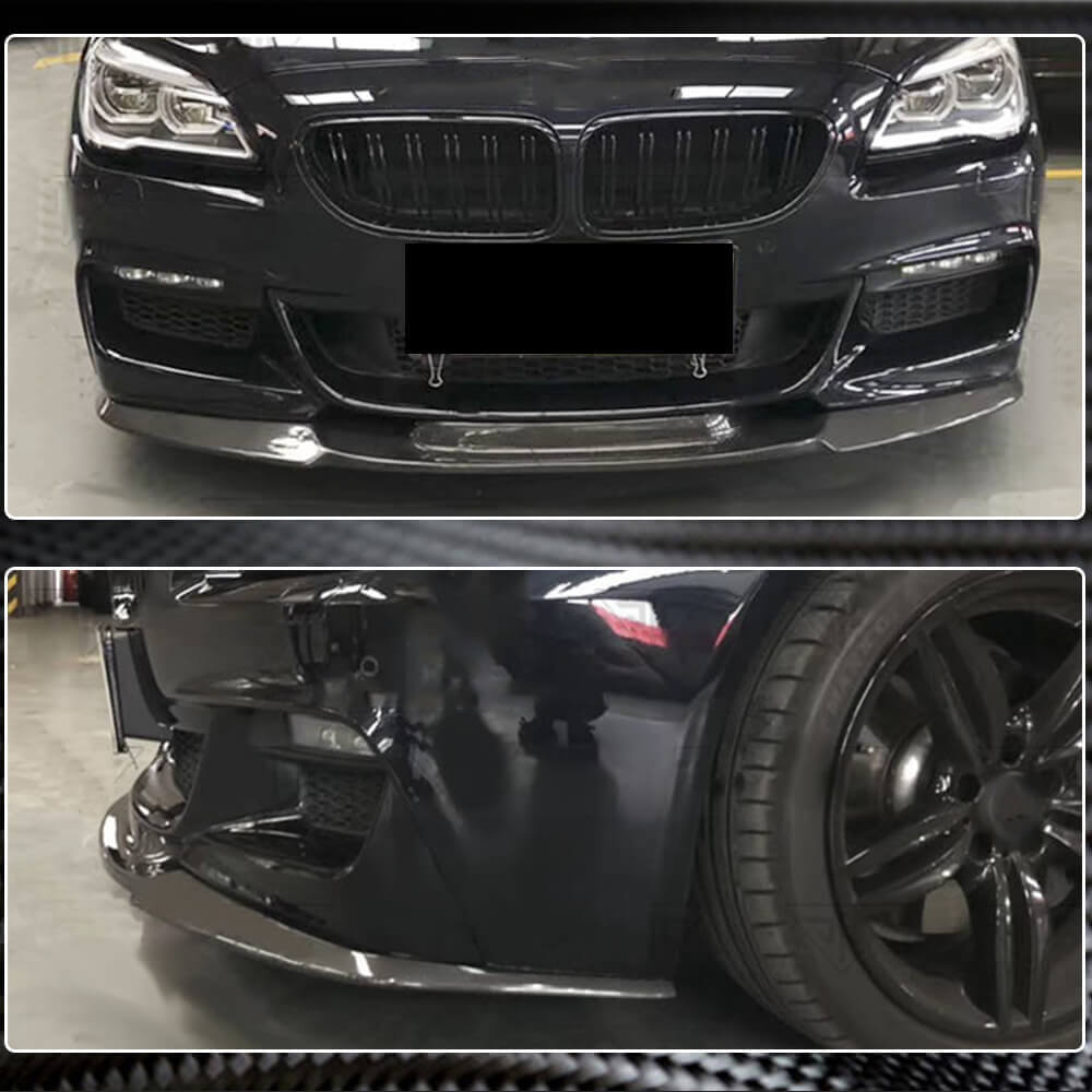 Накладка на передній бампер Lip V2 (для M-Sport, Карбон) 4