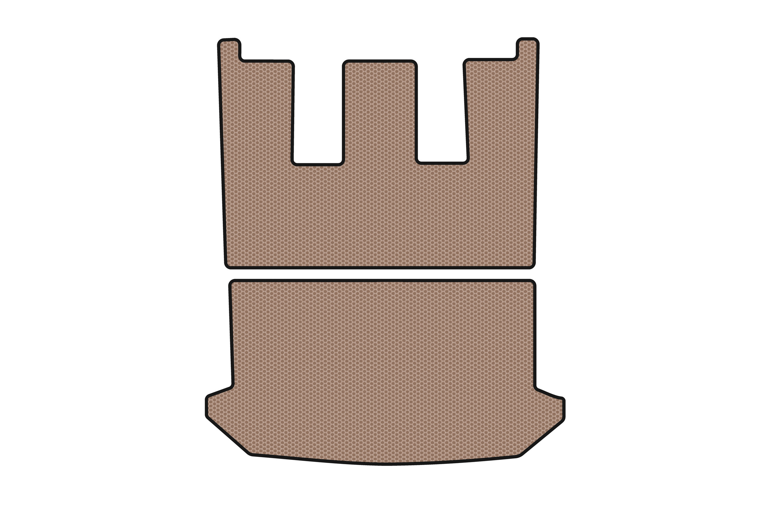 Гумовий килимок в багажник Carsuit V1 (Бежевий)