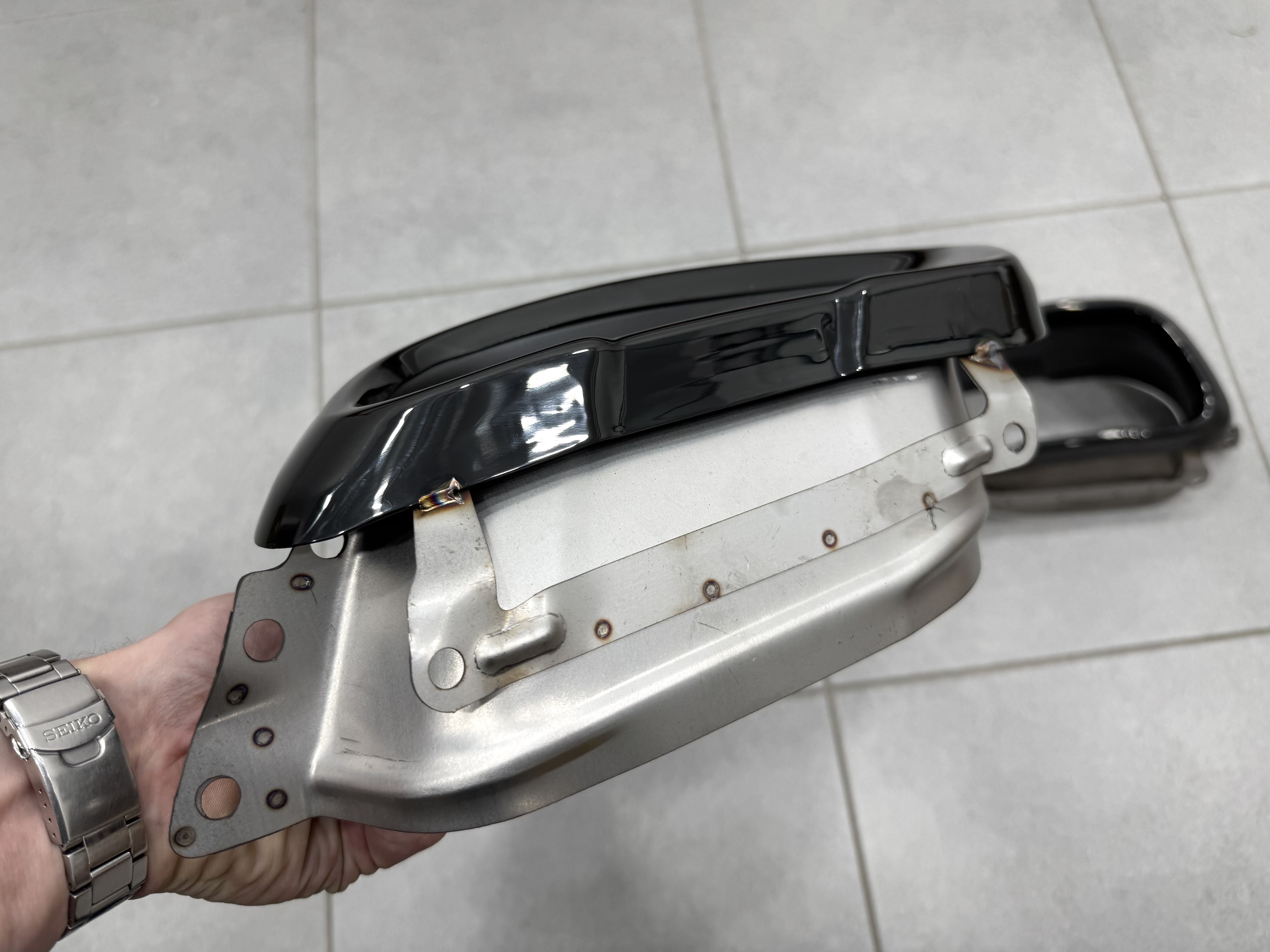 Насадки на вихлопні труби M50i для BMW X5 G05 / X6 G06 / X7 G07 чорні 6