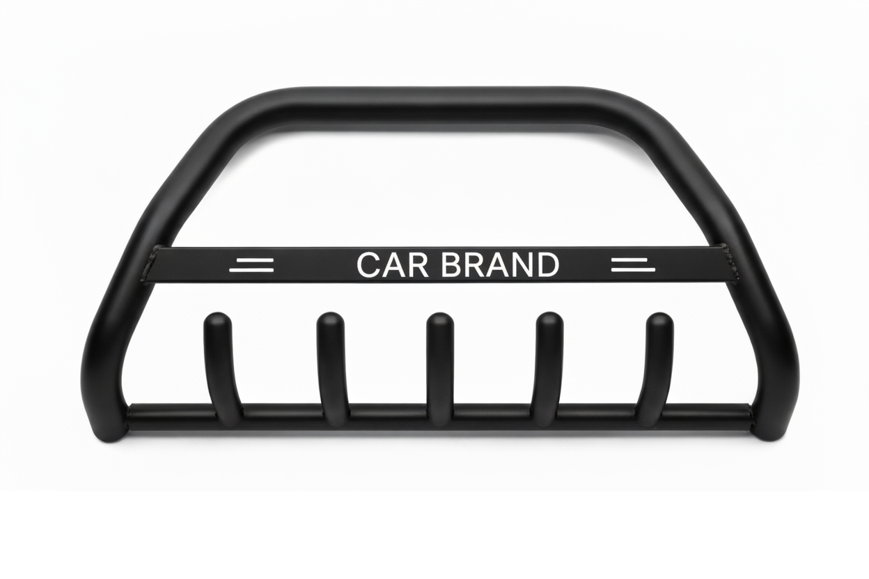 Кенгурятник WT004 Black (нерж)