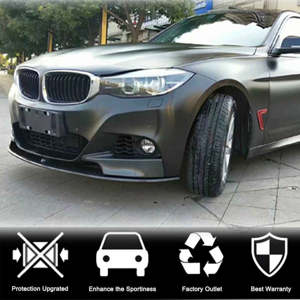 Накладка на передній бампер Lip MP-Style (для M-Sport, Карбон) 2