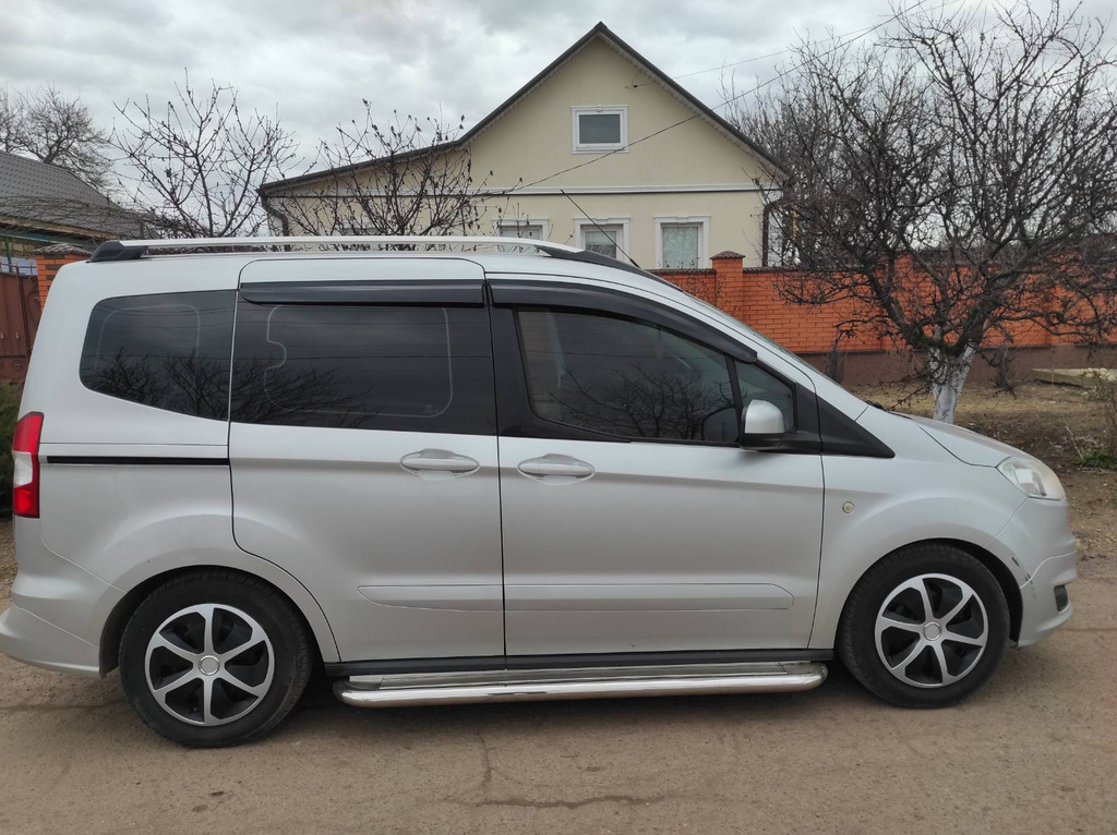 Бокові пороги Premium (2 шт., нерж) 3