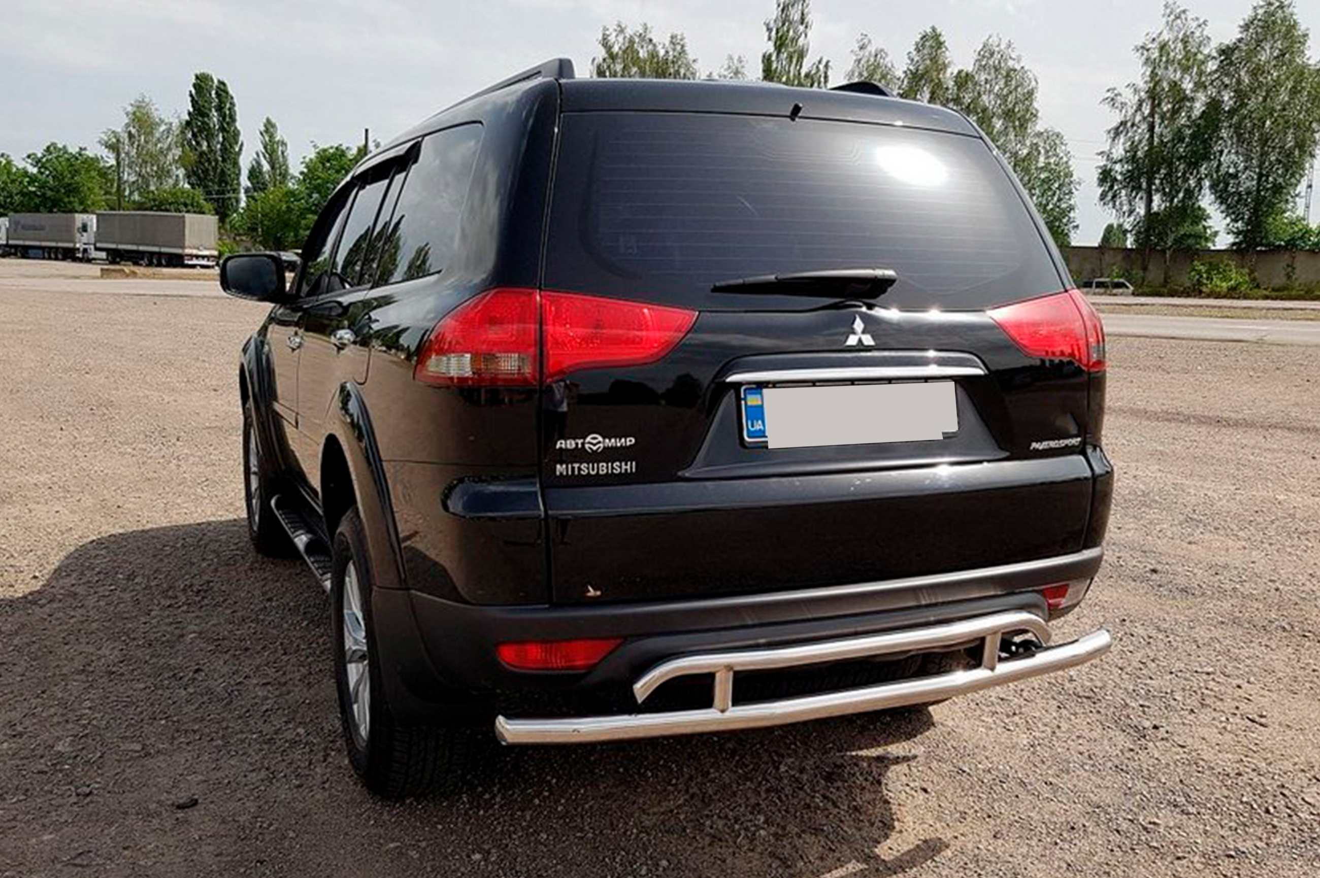 Задній захист AK002-2 (2 шт, нерж)