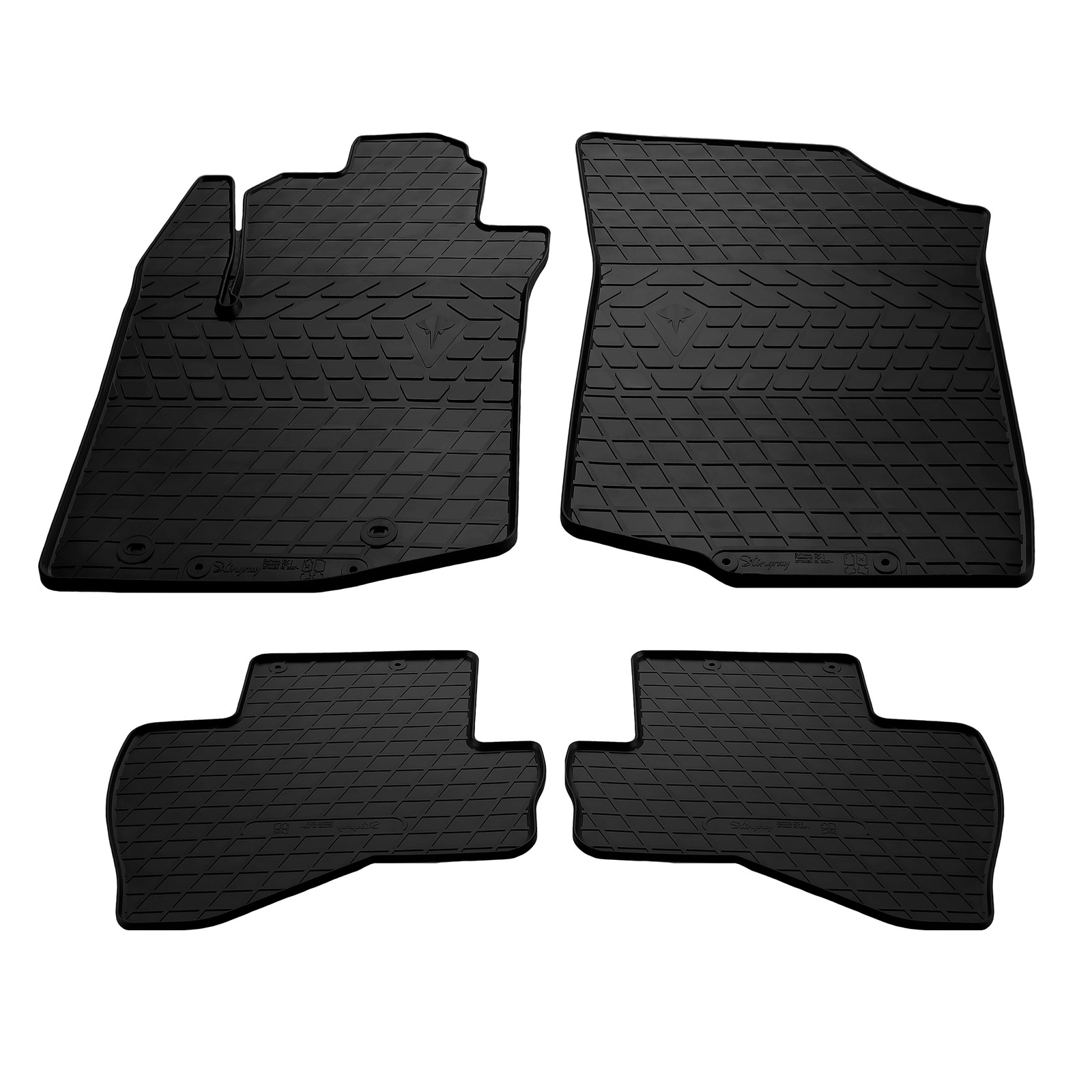 Гумові килимки (4 шт, Stingray Premium)