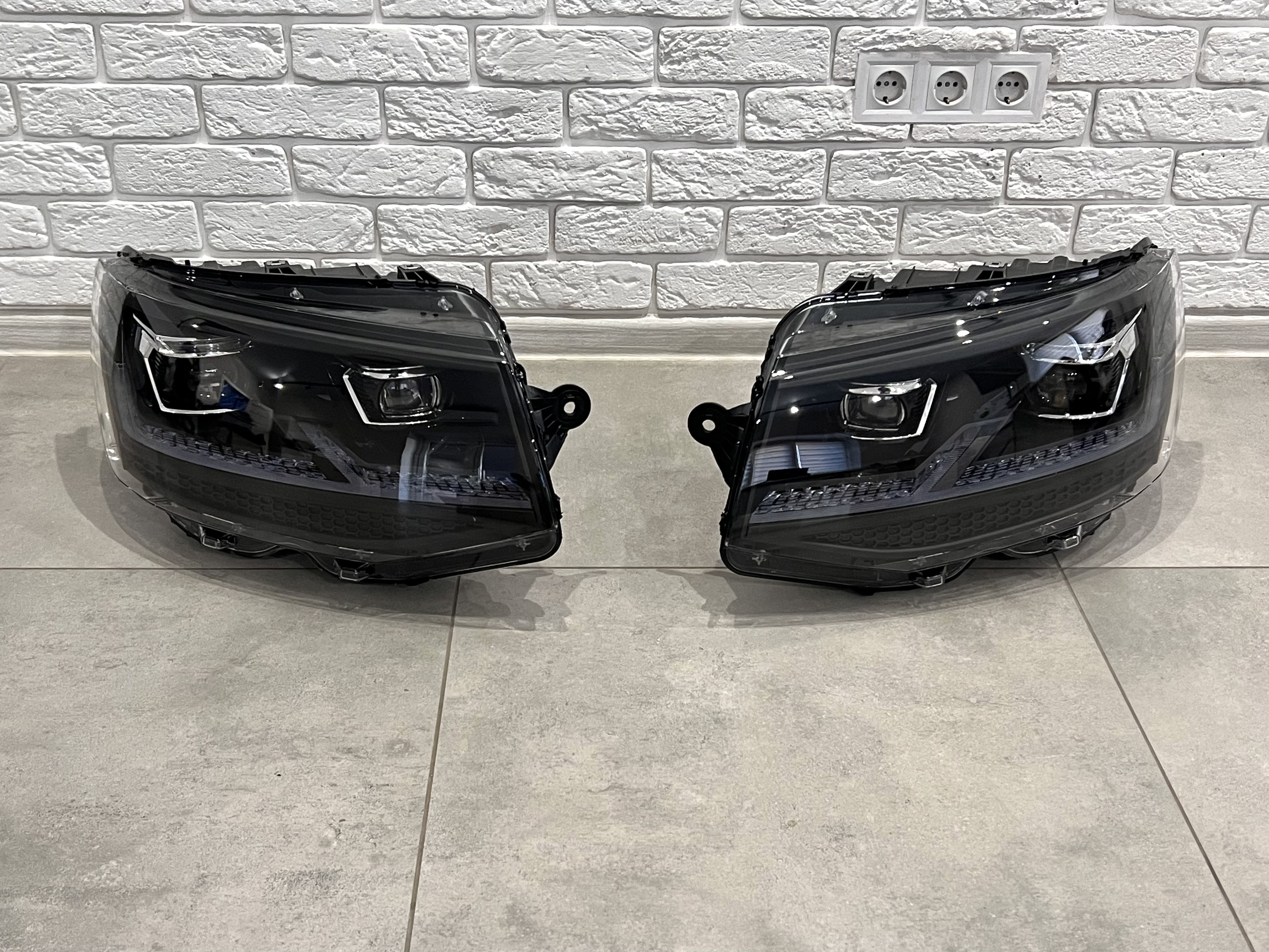 Full led фари стиль Multivan T6.1 2020+ для T6 2016-2019 (ліва+ права) комплектні з блоками 3