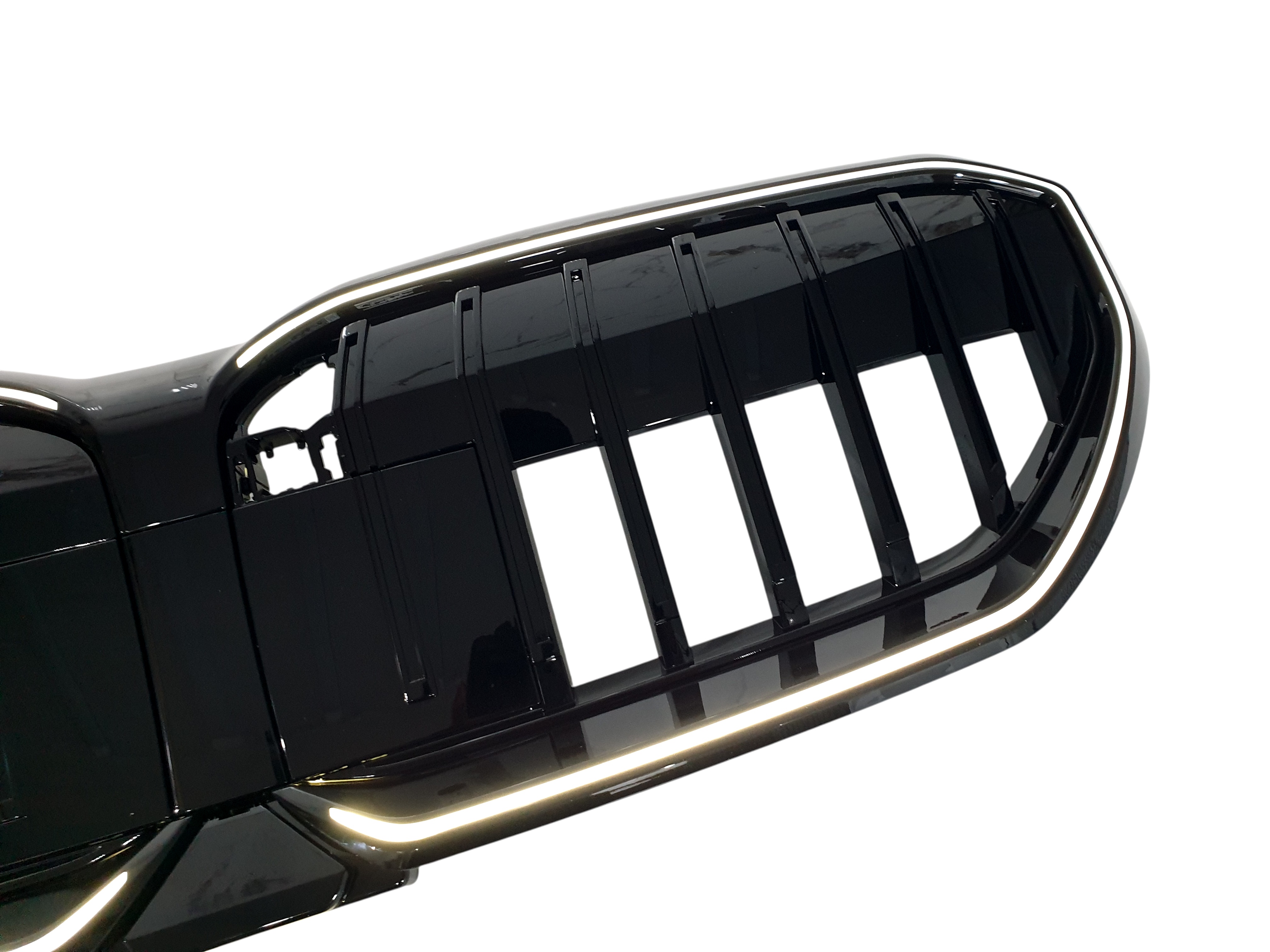 Ніздрі Чорний глянець LED (Iconic Glow) на BMW 5 Series G60 / G61 2023-2025 року 3