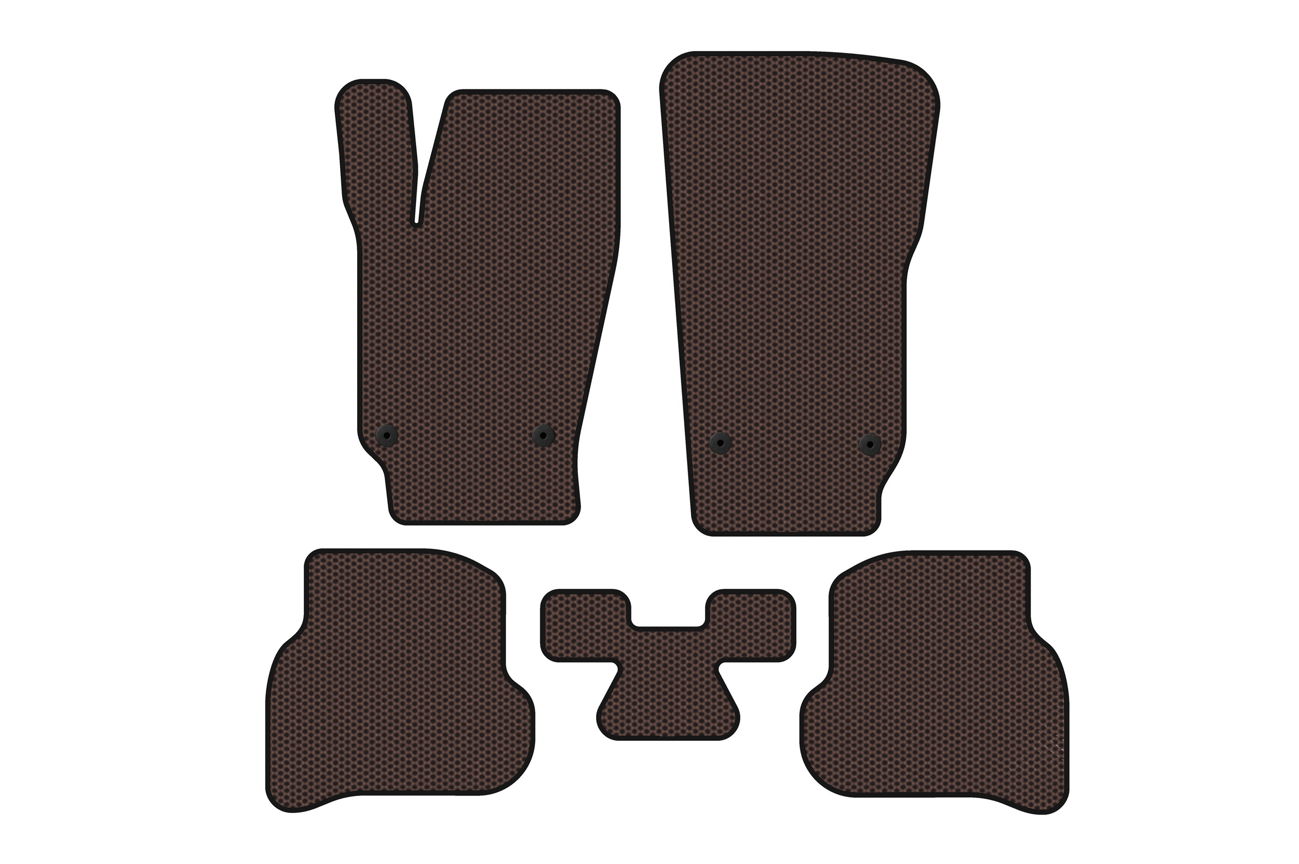 Гумові килимки Carsuit (HB, 3/5-ти дверний, коричневий)