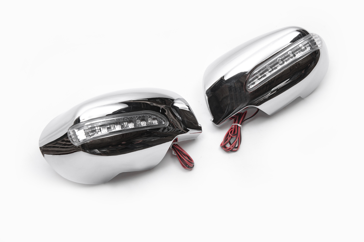 Накладки на дзеркала LED (2 шт, пласт) 2