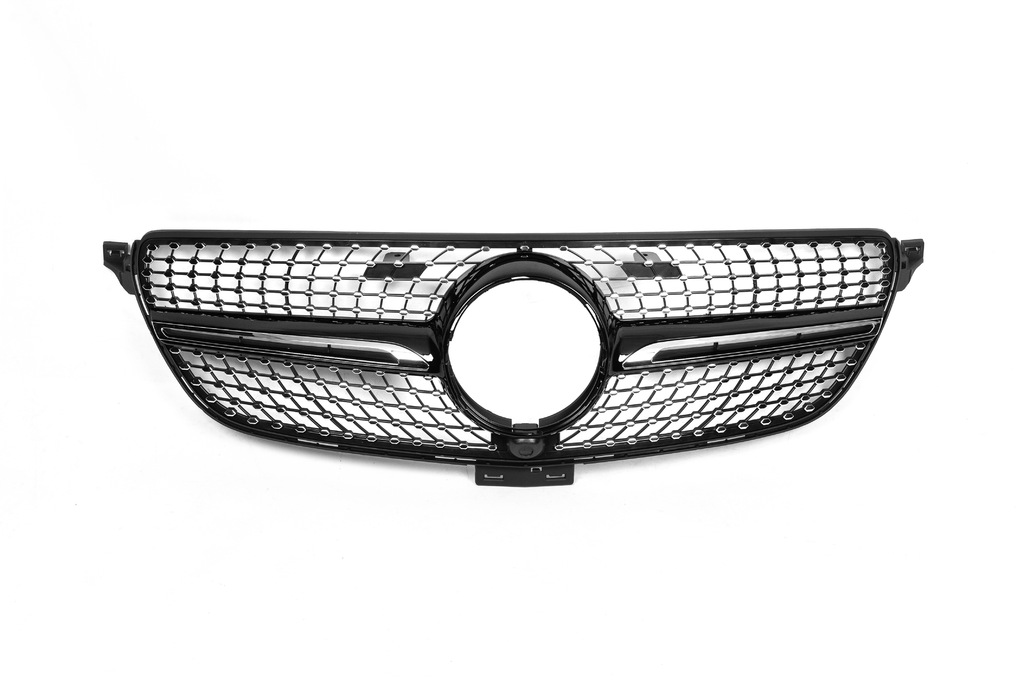 Тюнінг решітка радіатора (Diamond Black) З місцем під камеру 4
