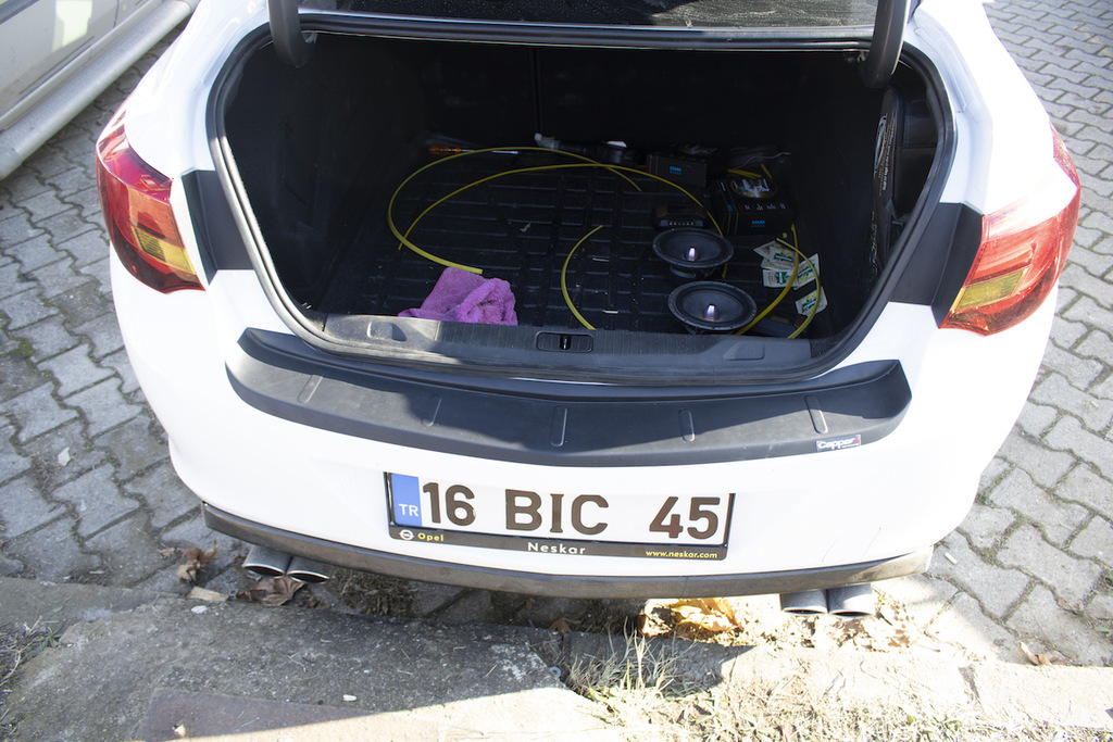 Накладка на задній бампер EuroCap (Sedan, ABS) 5