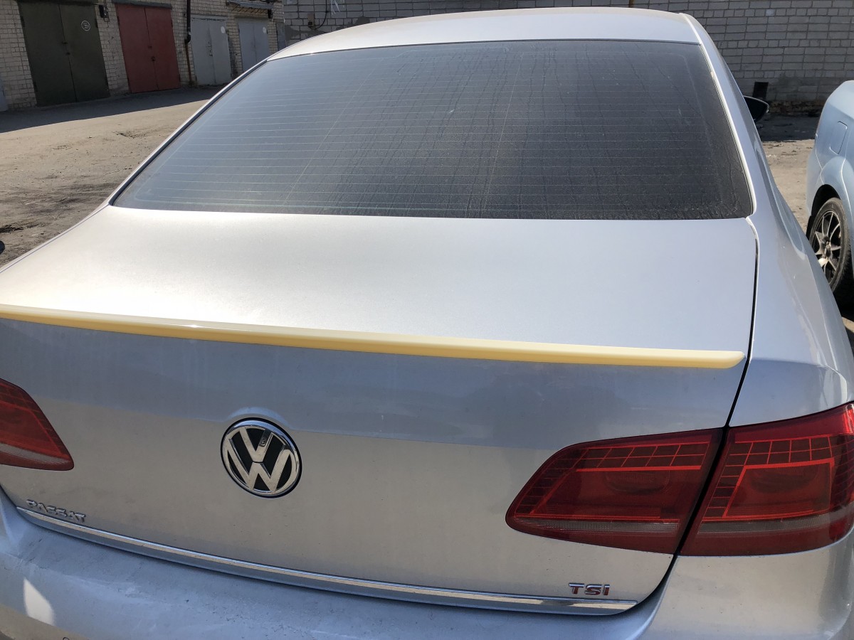 Спойлер ліп на багажник Volkswagen Passat B7 2011-2015 ABS пластик під фарбування 2