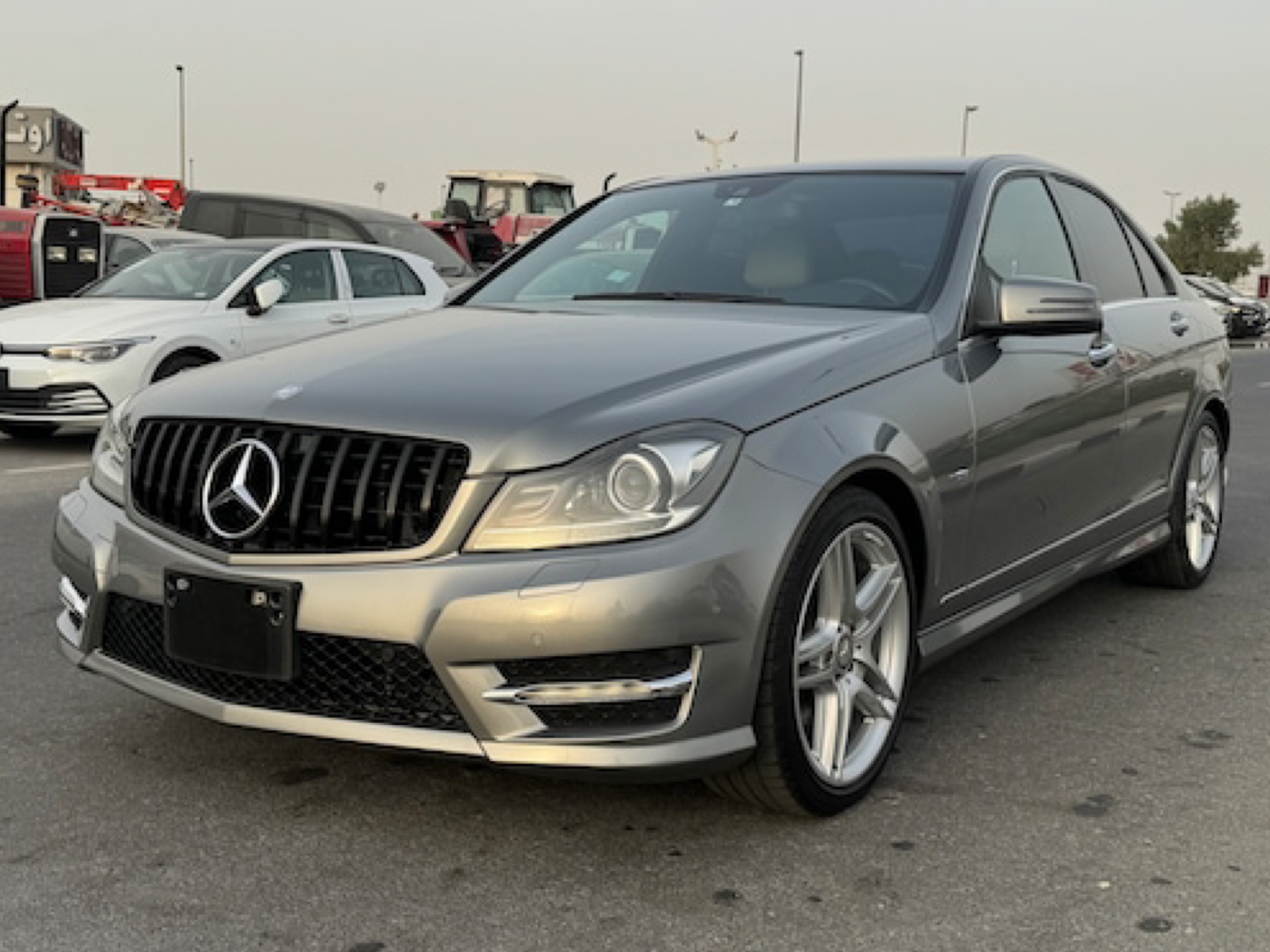 Решітка радіатора GT BLACK Mercedes C-Class W204 2007-2014 6