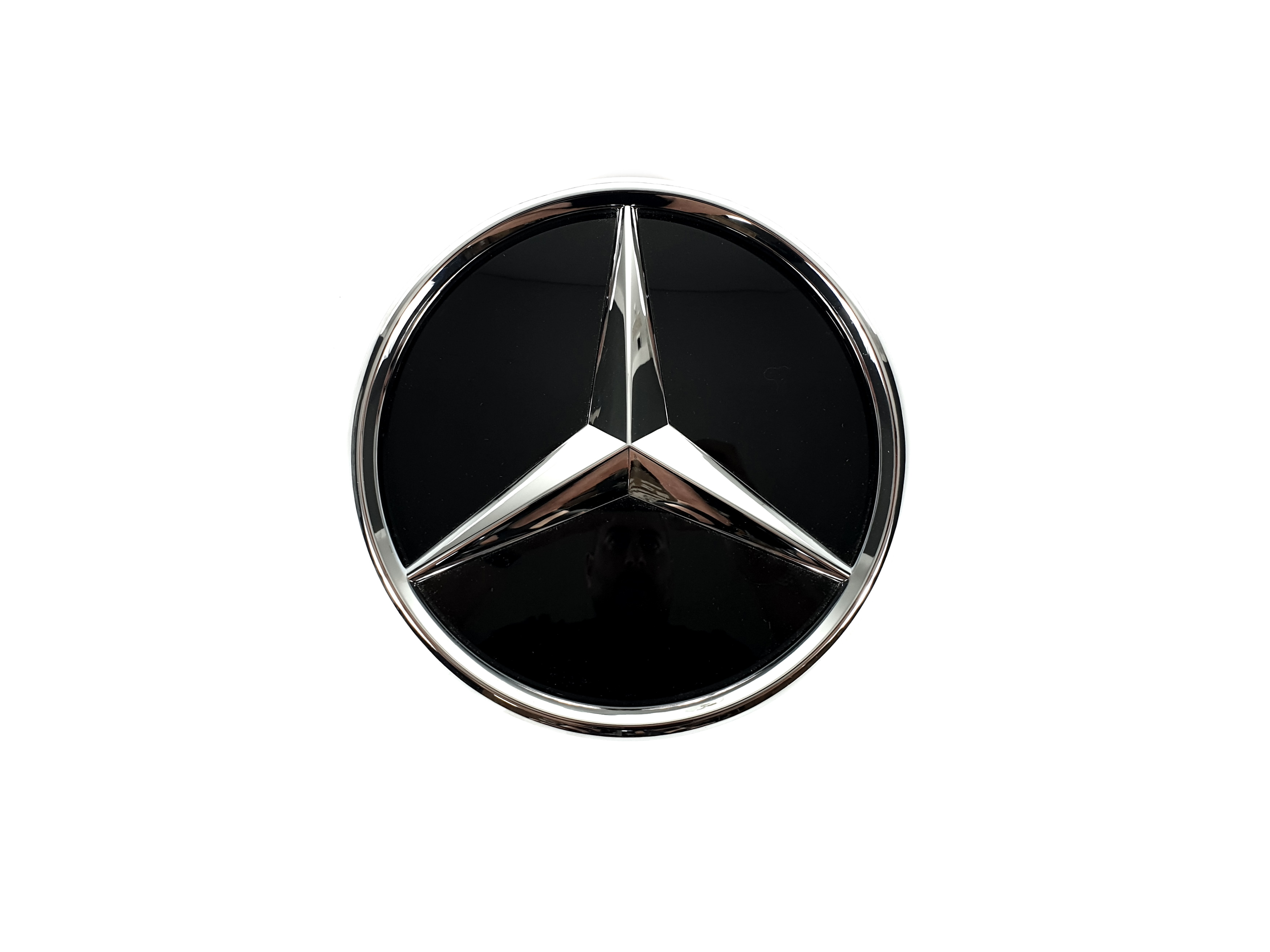 Логотипи Chrome скляний (муляж дистроніка) 3D на Mercedes-Benz S-Class Coupe C217 2015-2017 року