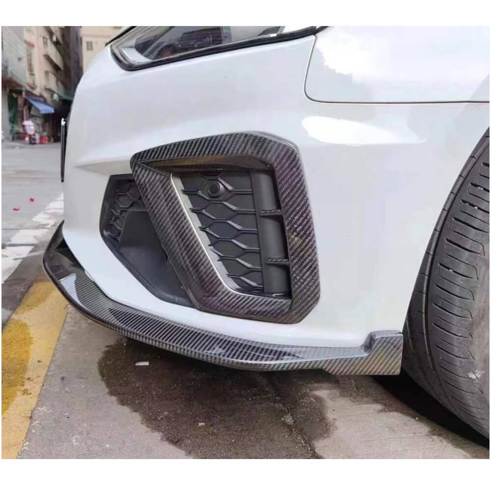 Накладки на протитуманні фари V1 (для S-Line Sedan 2015-2019, Карбон) 2