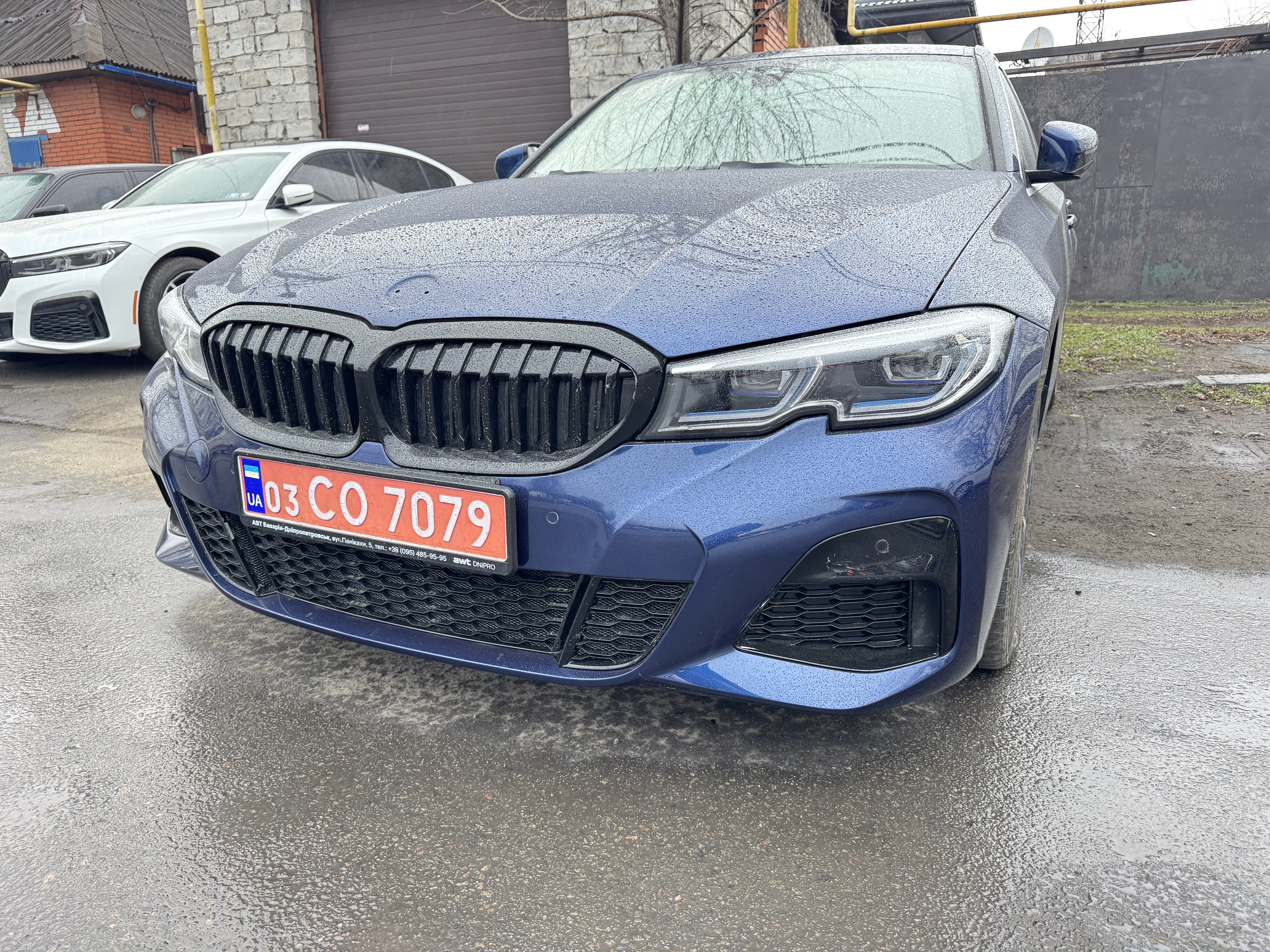 Передній бампер M paket BMW 3 series G20 G21 2019-2022