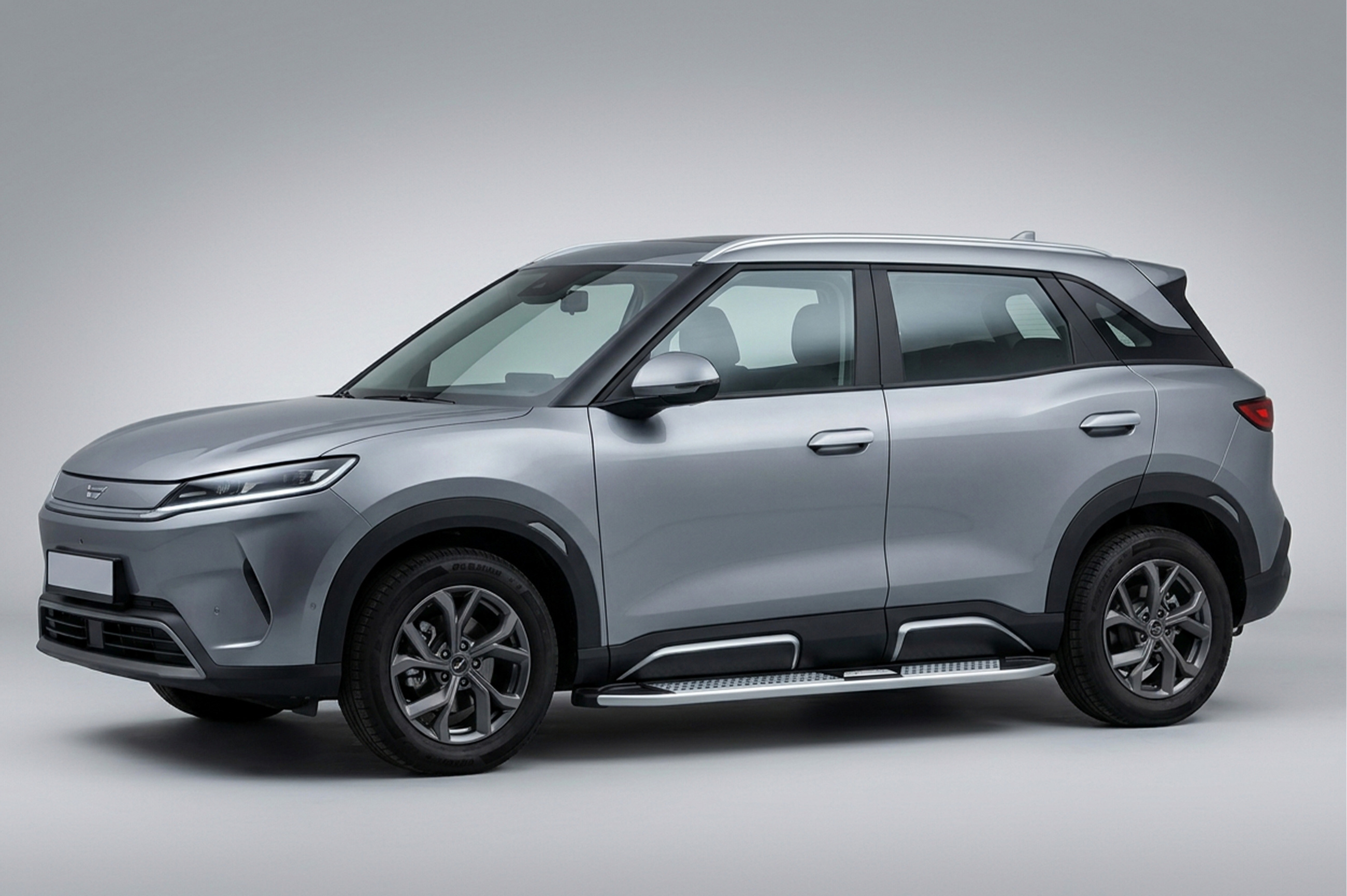 Бокові пороги Mevsim Grey (2 шт., Алюміній)