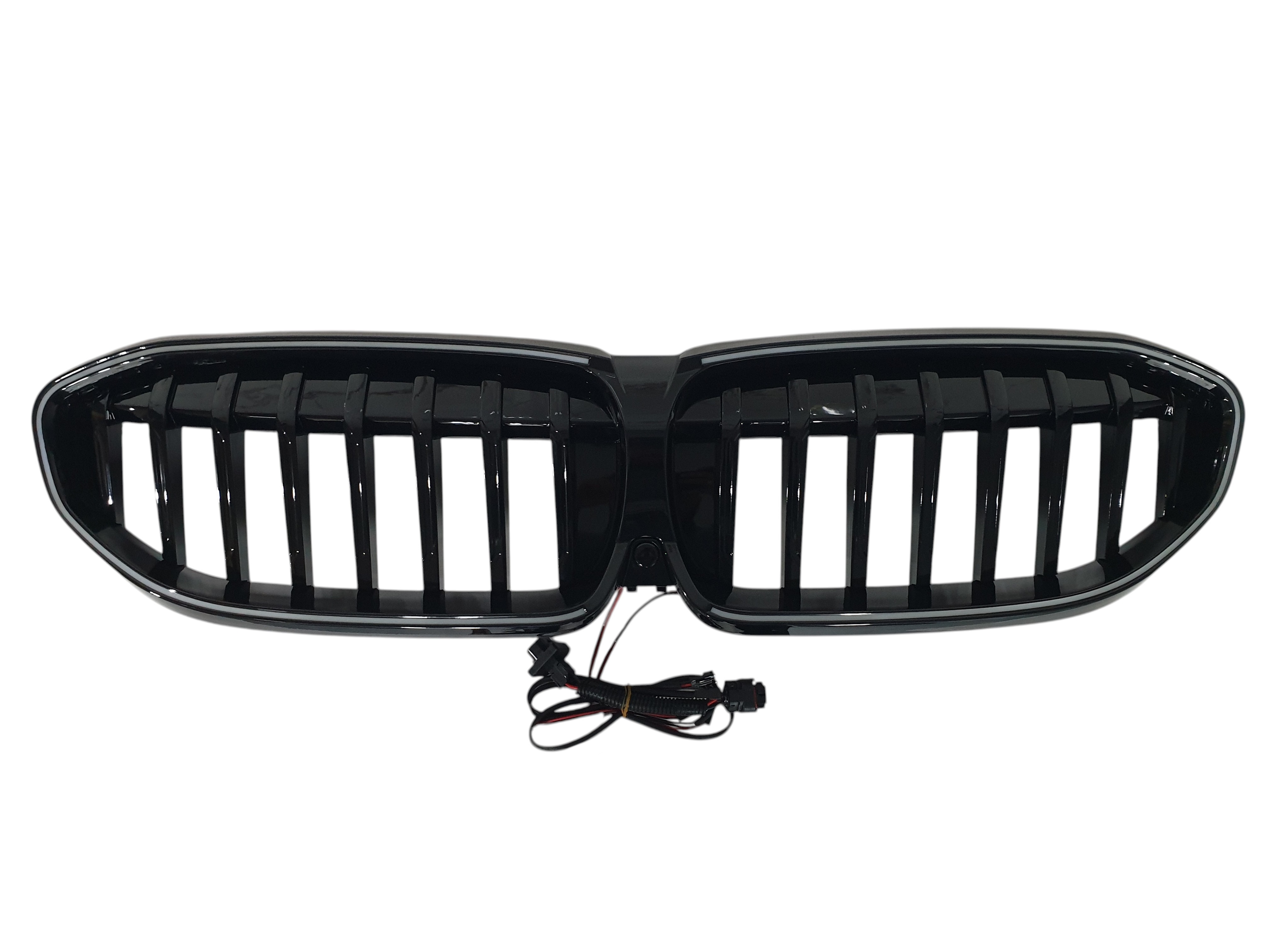 Ніздрі Чорний глянець LED (Iconic Glow) 1bar на BMW 3 Series G20 / G21 2018-2022 року 3