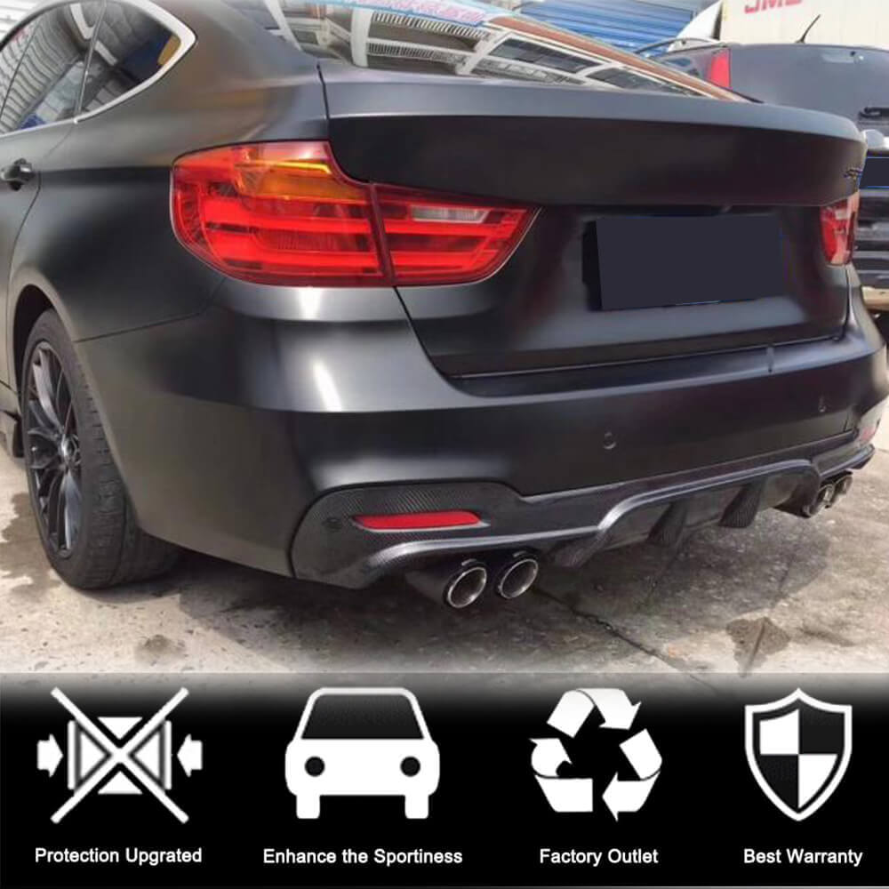 Дифузор заднього бампера V4 (для M-Sport, Карбон) 2