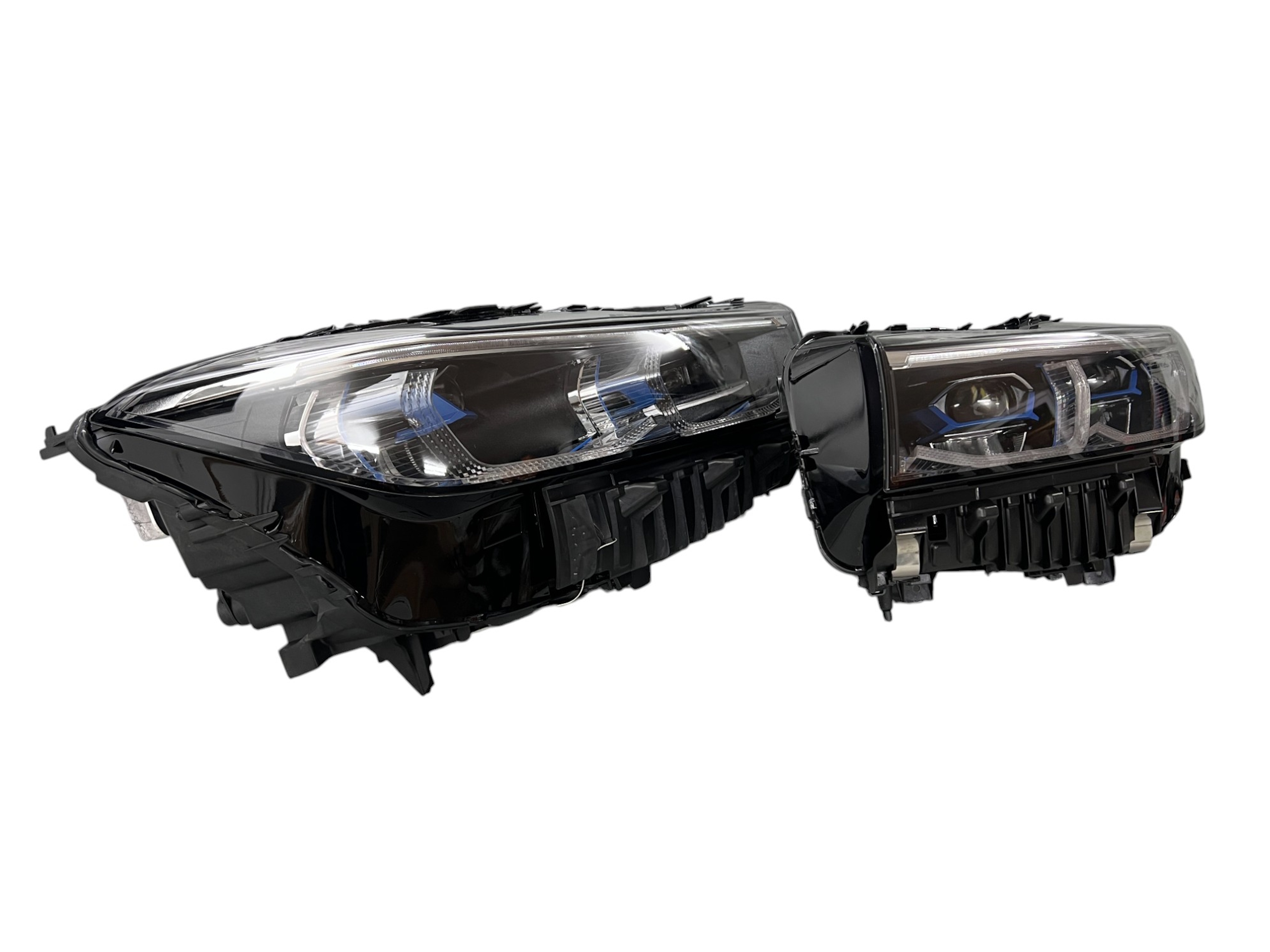 Передні фари (Full Led в стилі Laser апгрейд в 2019+) на BMW 7 Series G11 / G12 2015-2019 року 2