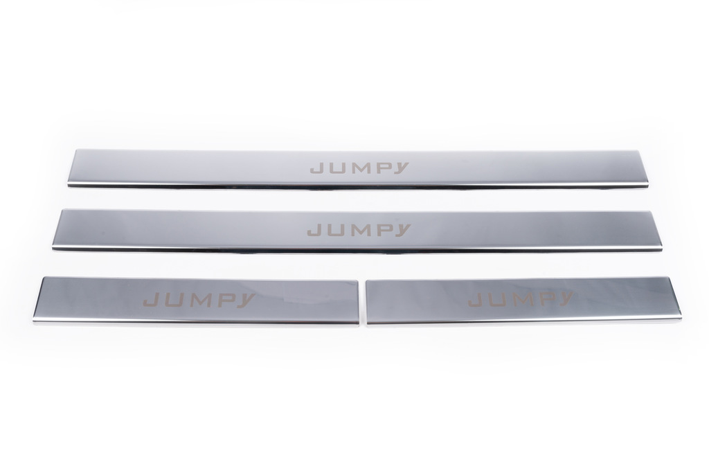 Накладки на дверні пороги (Jumpy, 4 шт) 2